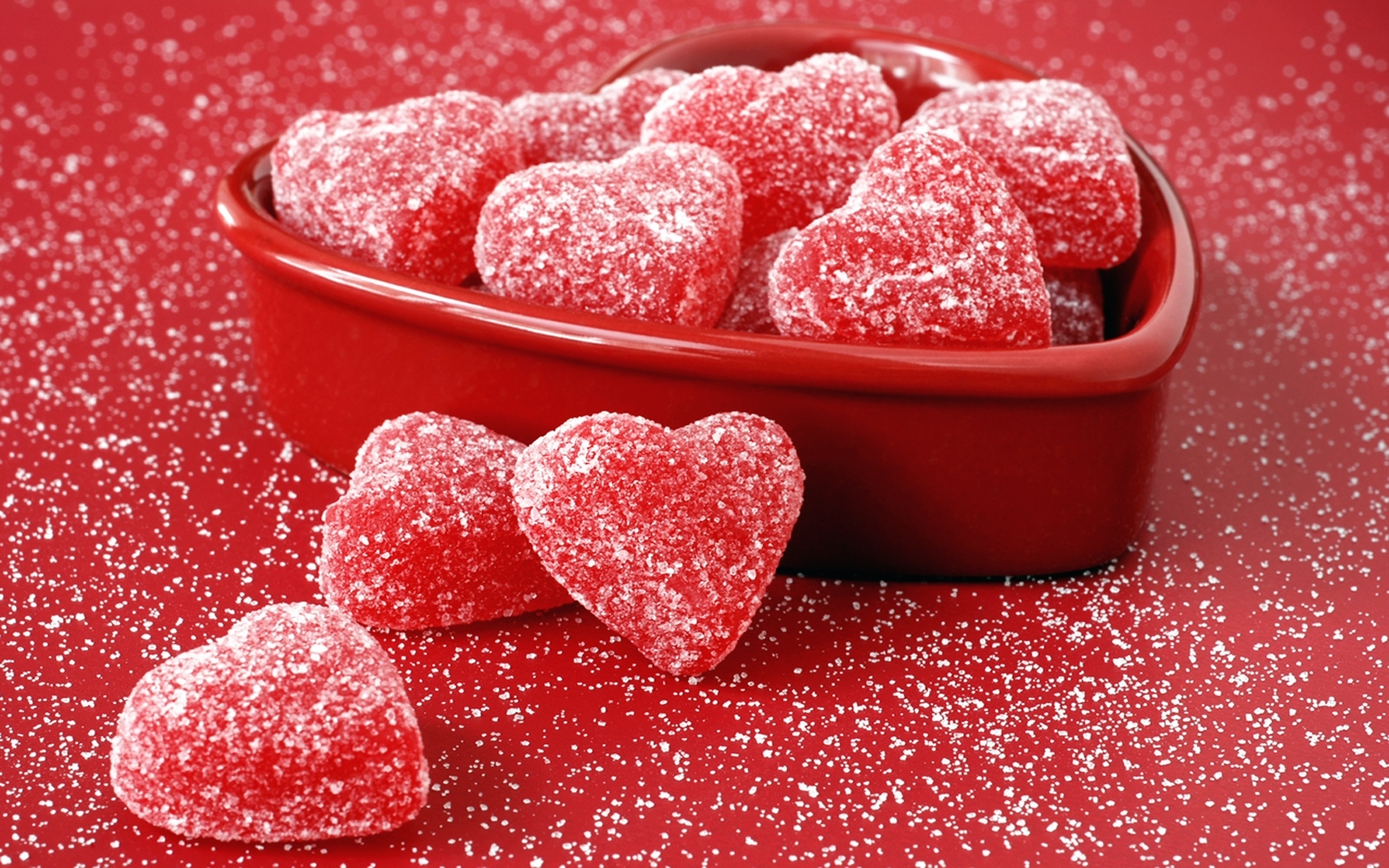Скачати мобільні шпалери День Святого Валентина, Свята, Їжа, Любов, Серця безкоштовно.