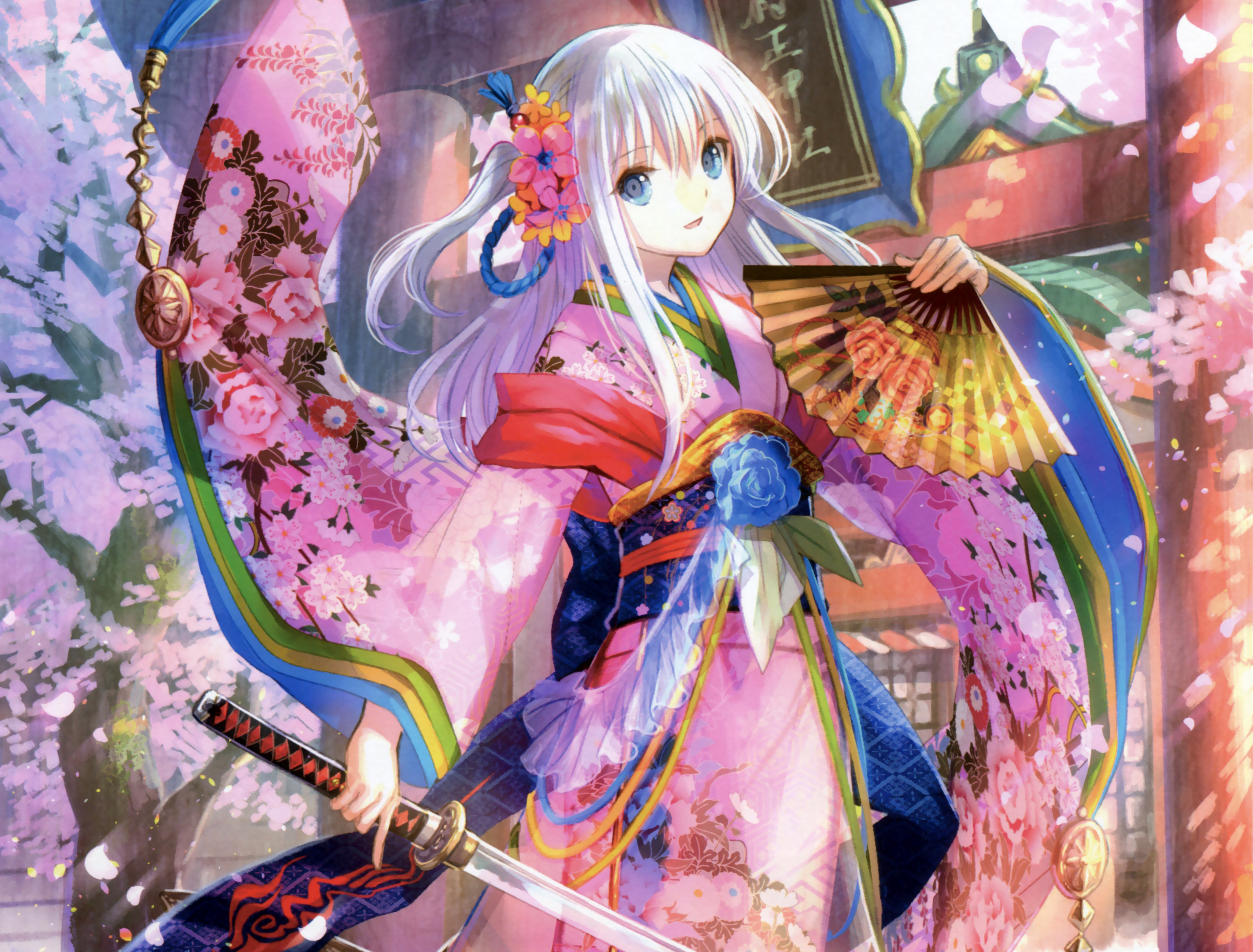 Kimono  8k Backgrounds
