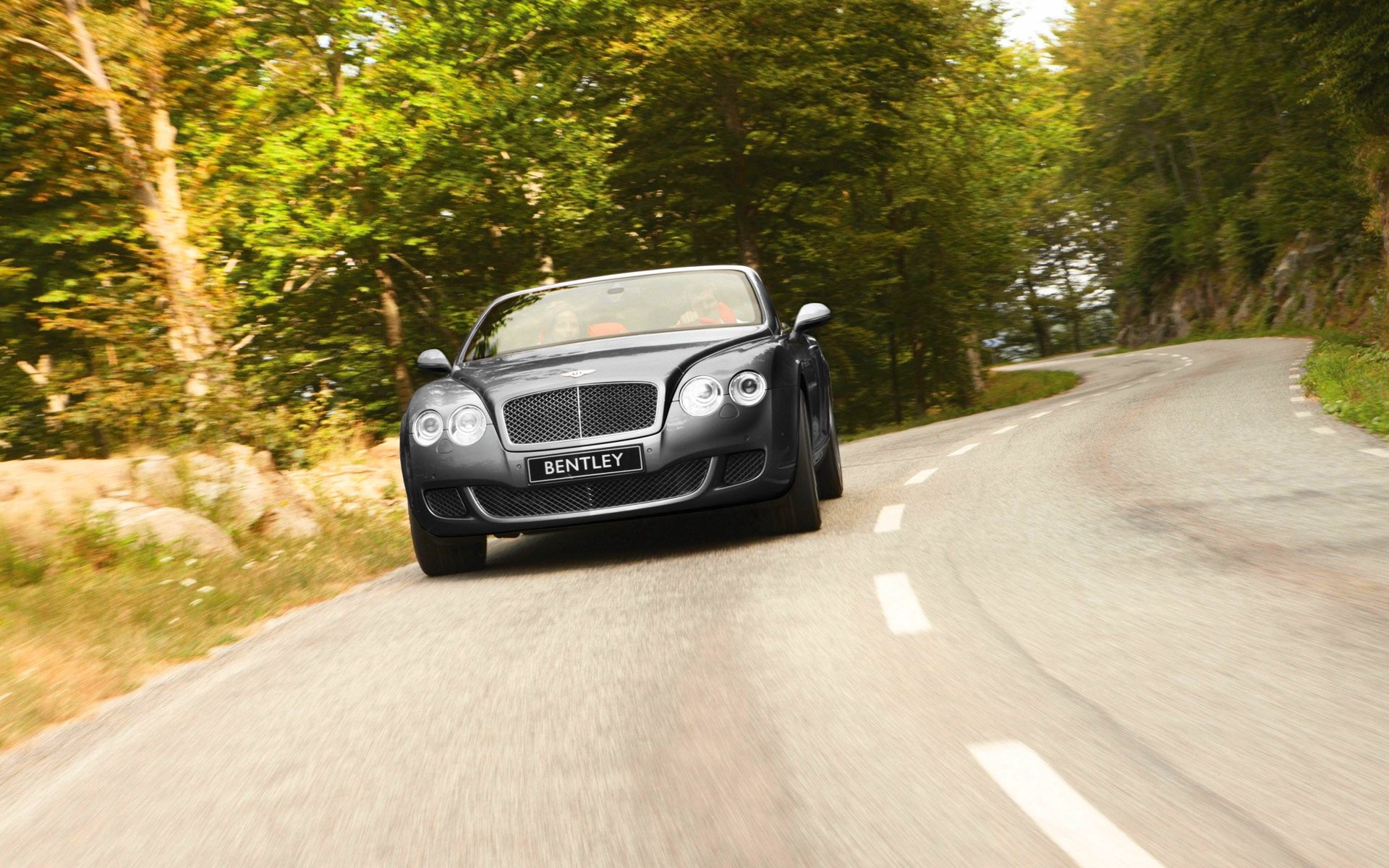 bentley, cars, road, front view, continental, gtc cellphone