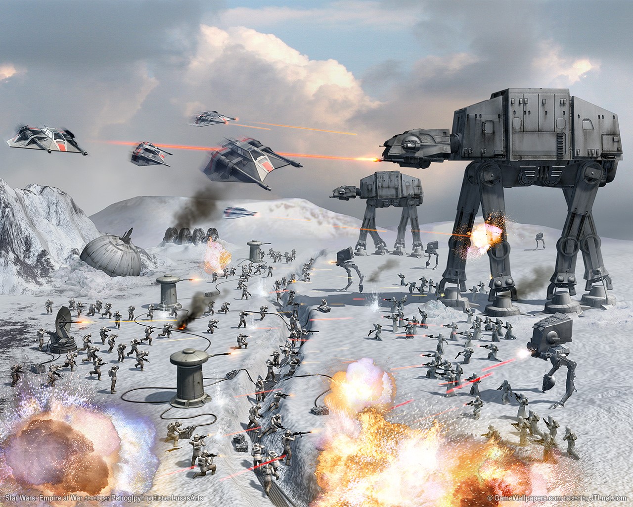 video game, at at walker, star wars: empire at war