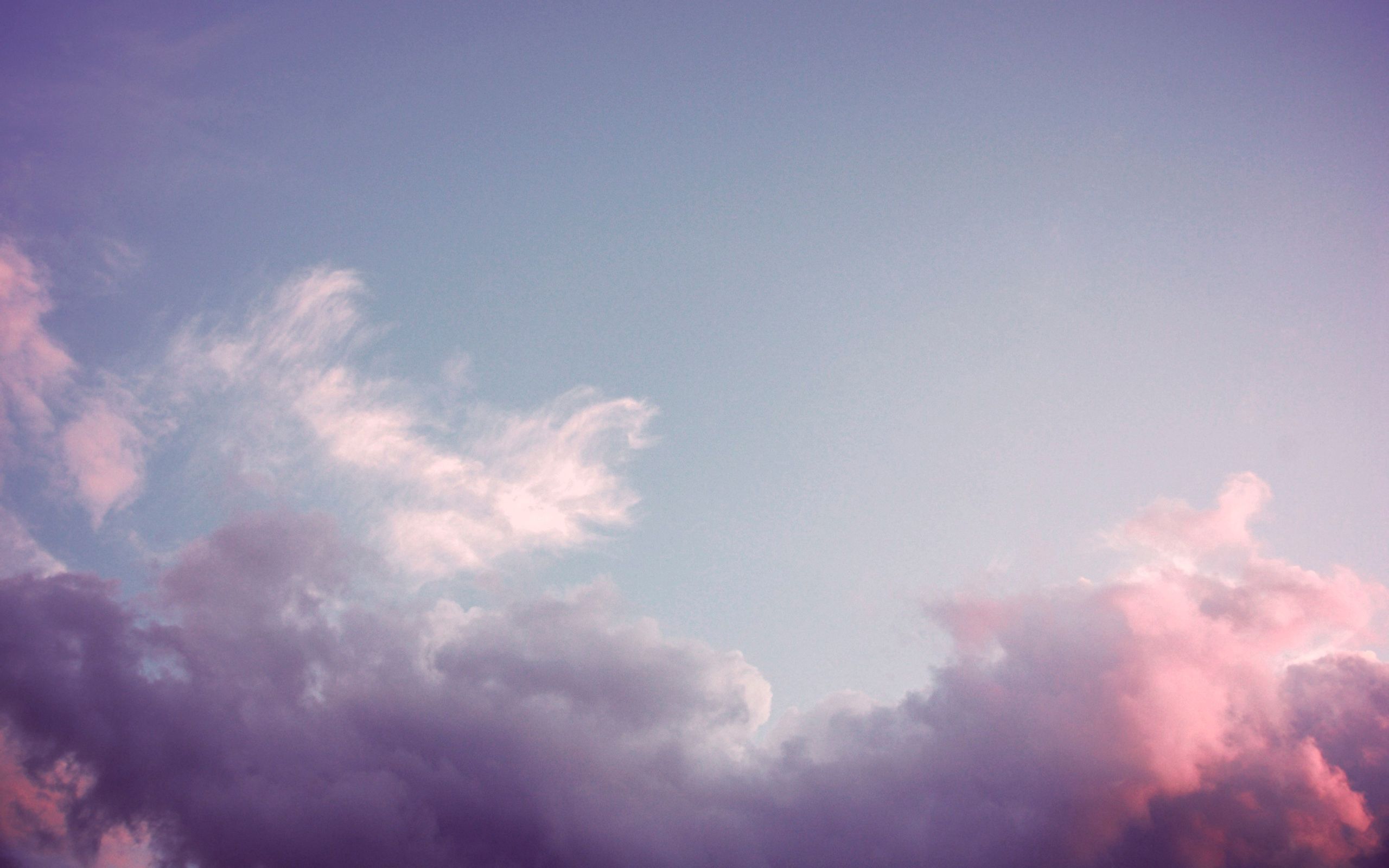 Скачать обои бесплатно Облака, Природа, Розовый, Небо картинка на рабочий стол ПК