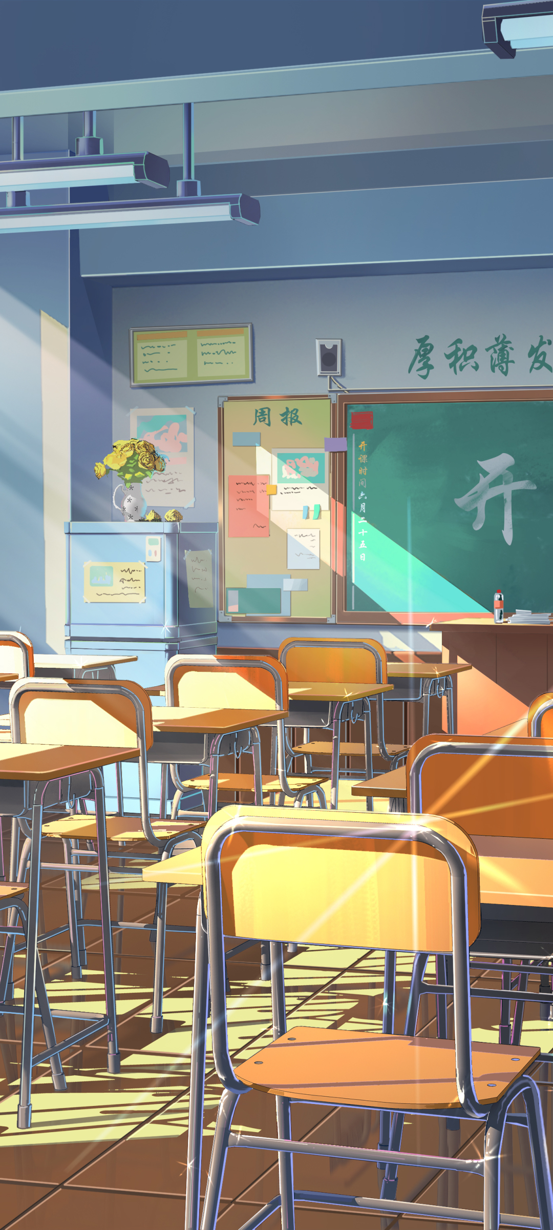 Mobile wallpaper: Anime, Room, Classroom, 988553 download the