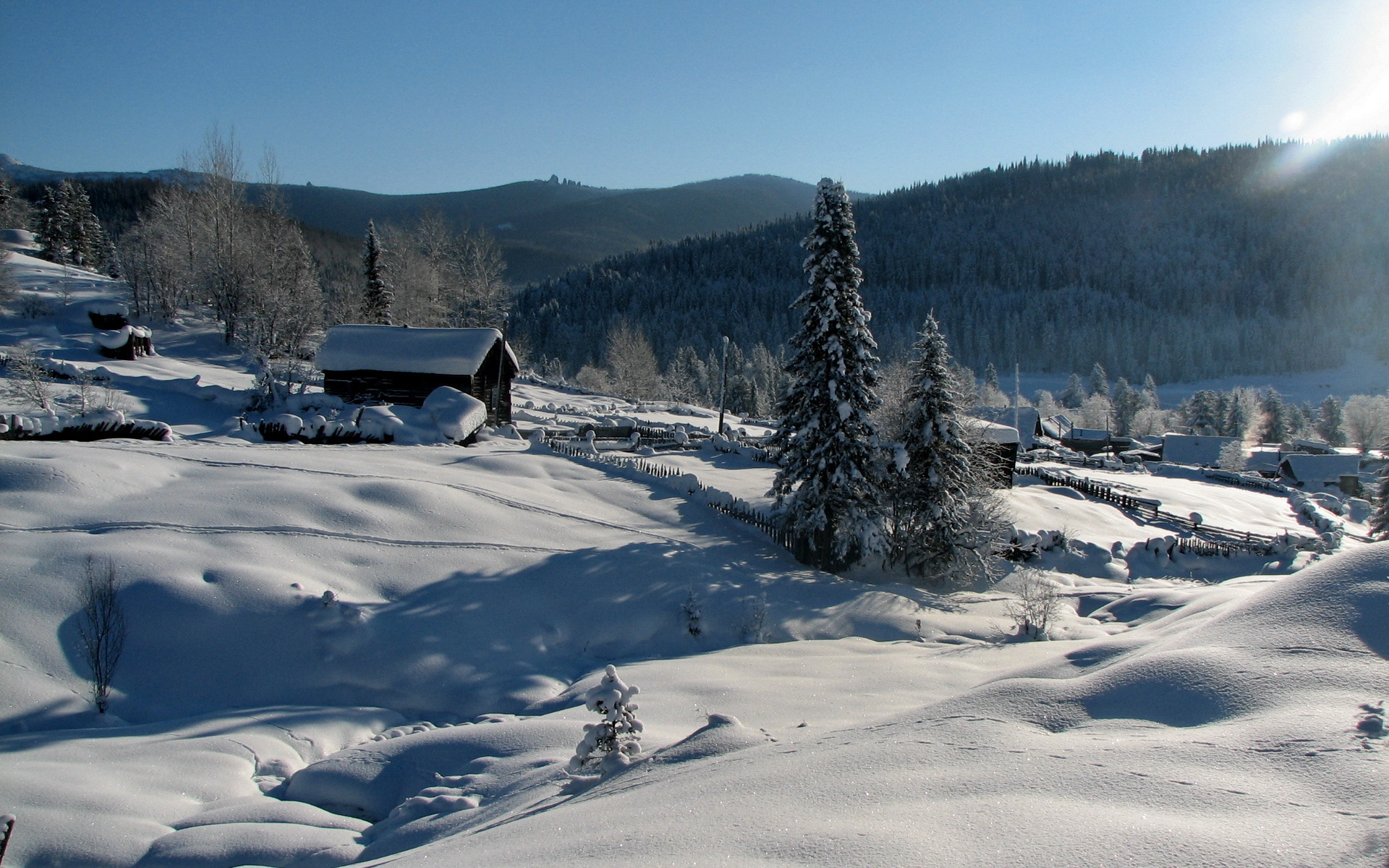 Визимбирь Марийская Швейцария зимой