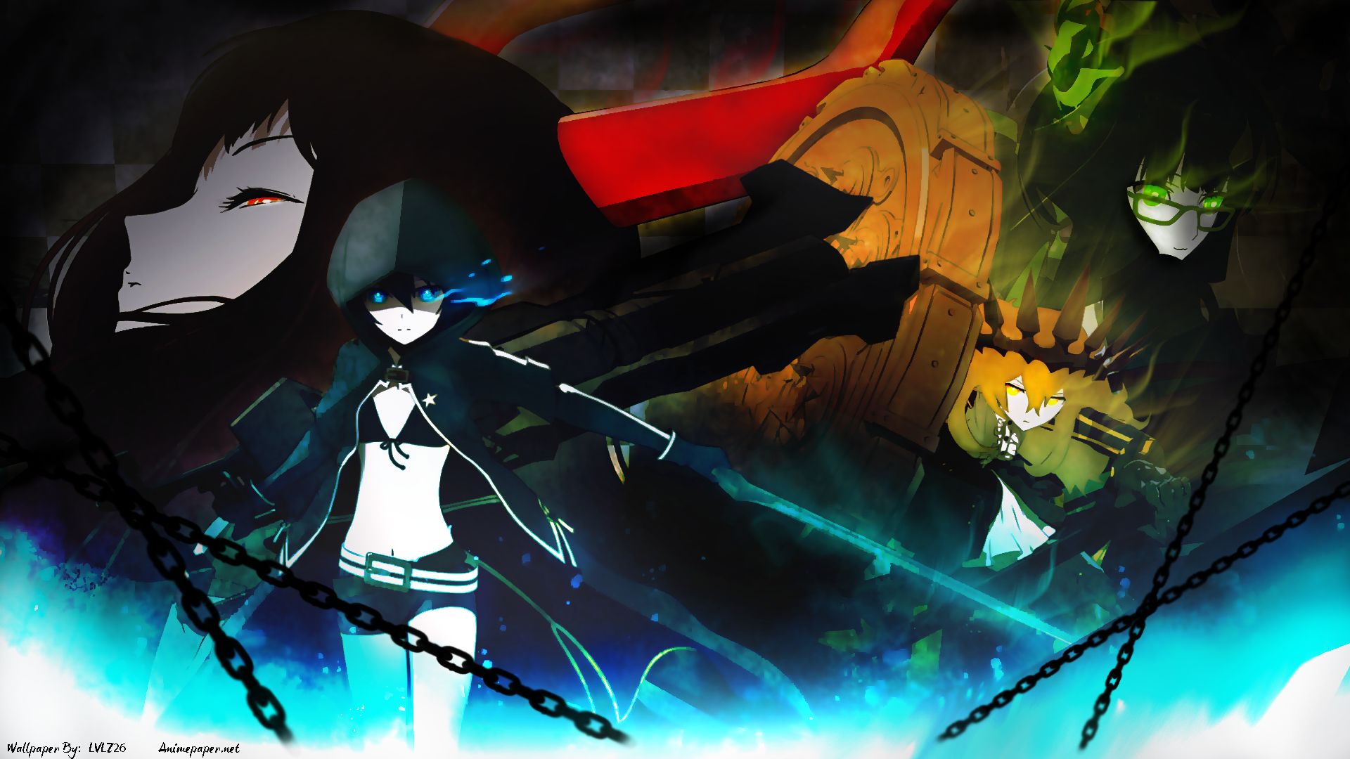 Chariot Black Rock Shooter Wallpaper