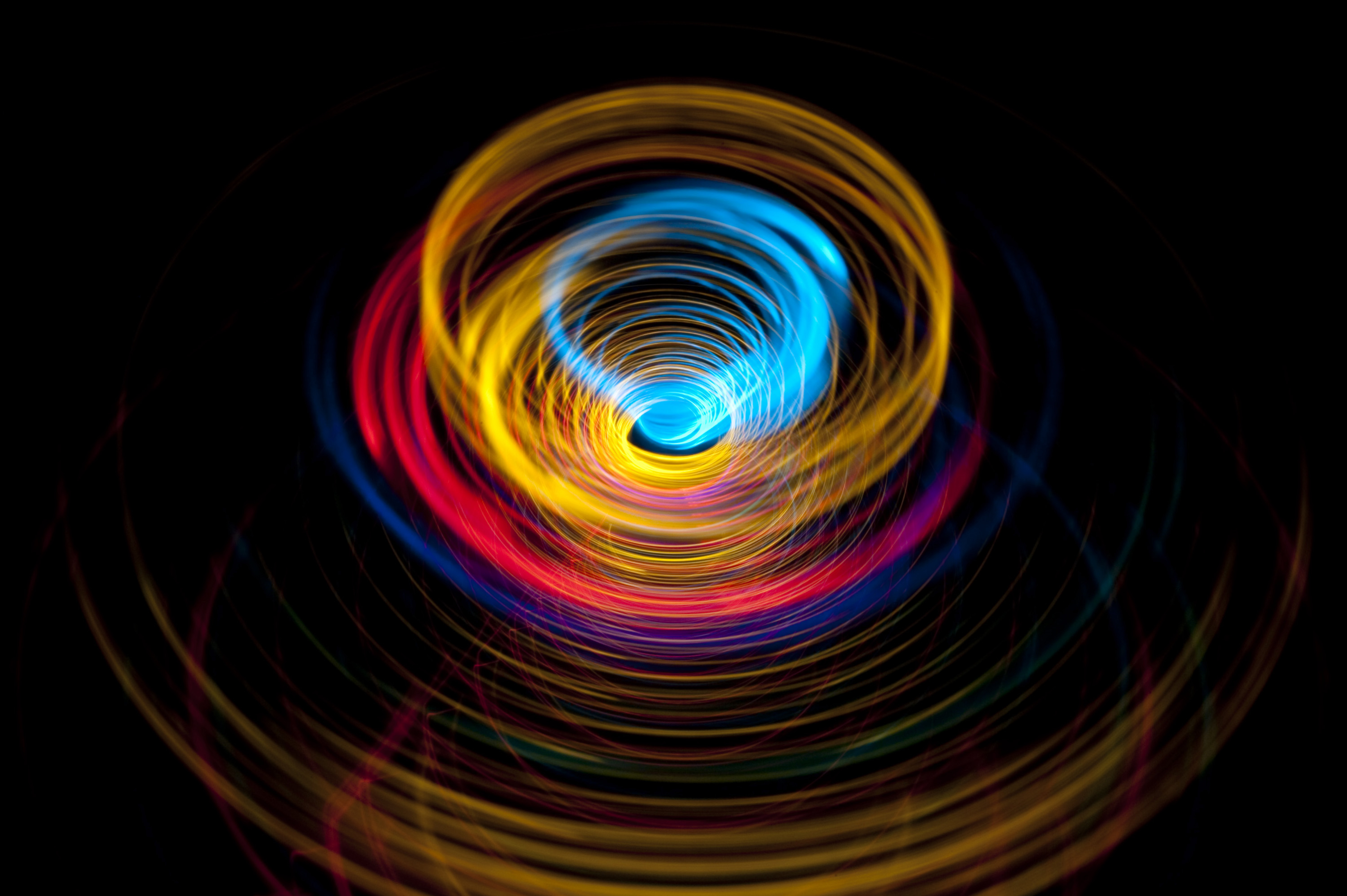 abstract, circles, multicolored, motley, rotation, funnel 1080p