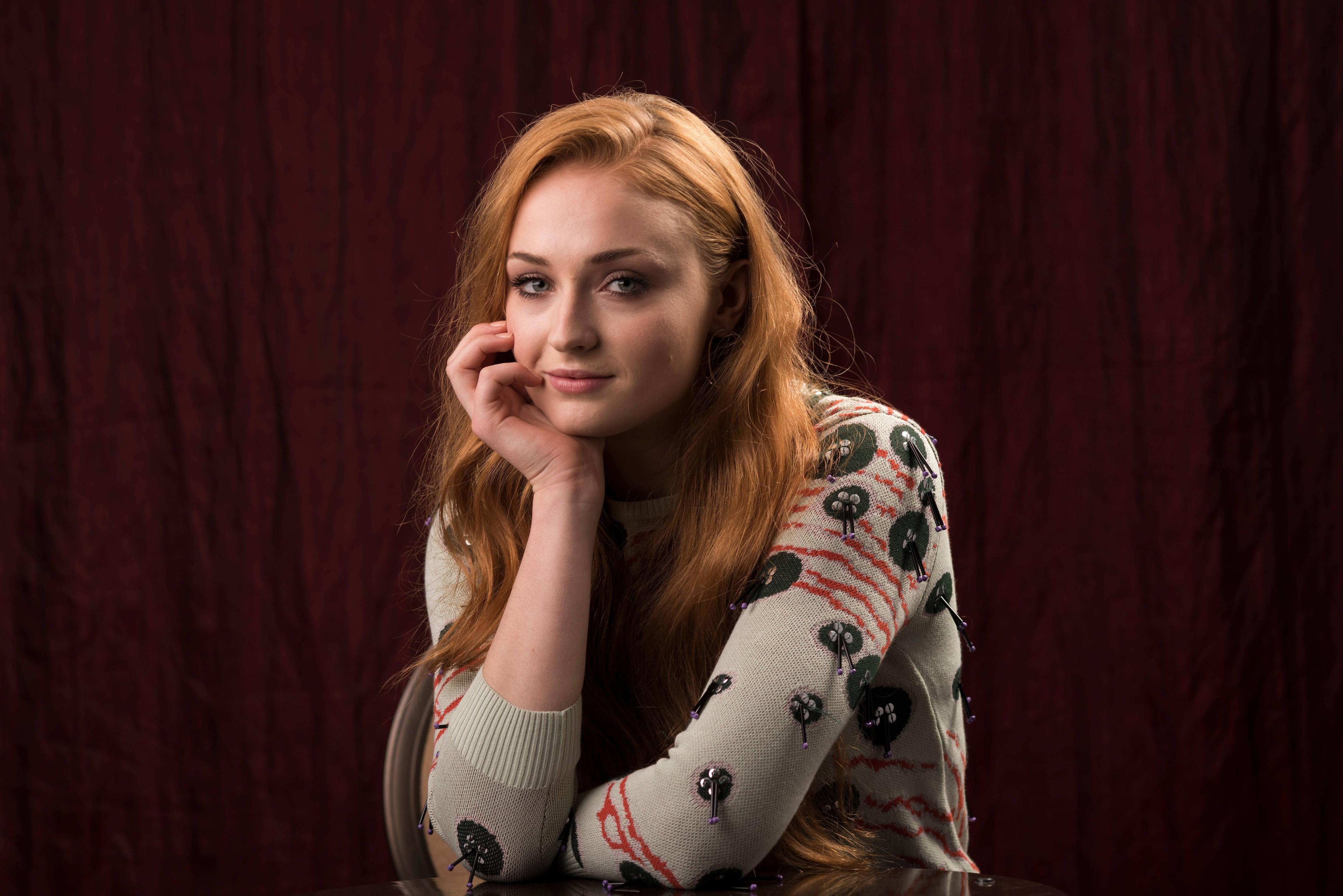 sophie turner, actress, american, celebrity, redhead