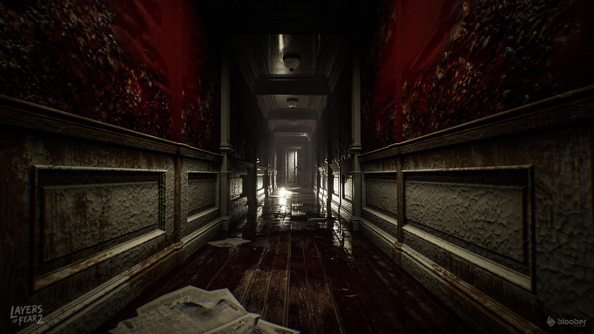HD wallpaper video game, layers of fear 2, hallway