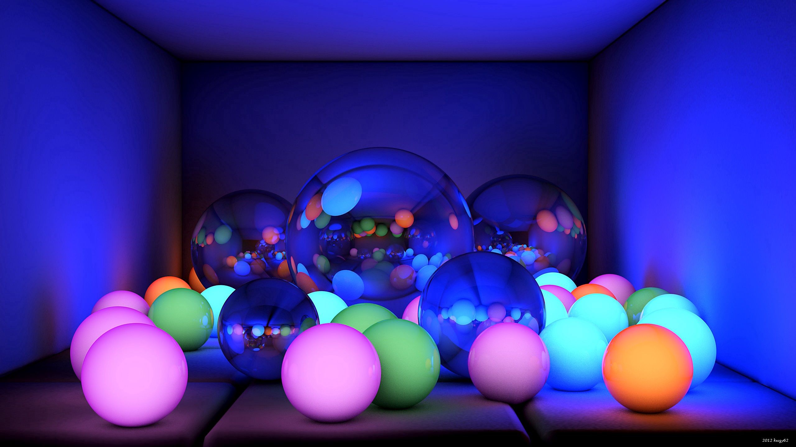 balls, 3d, neon, glow, dimensions (edit), dimension iphone wallpaper