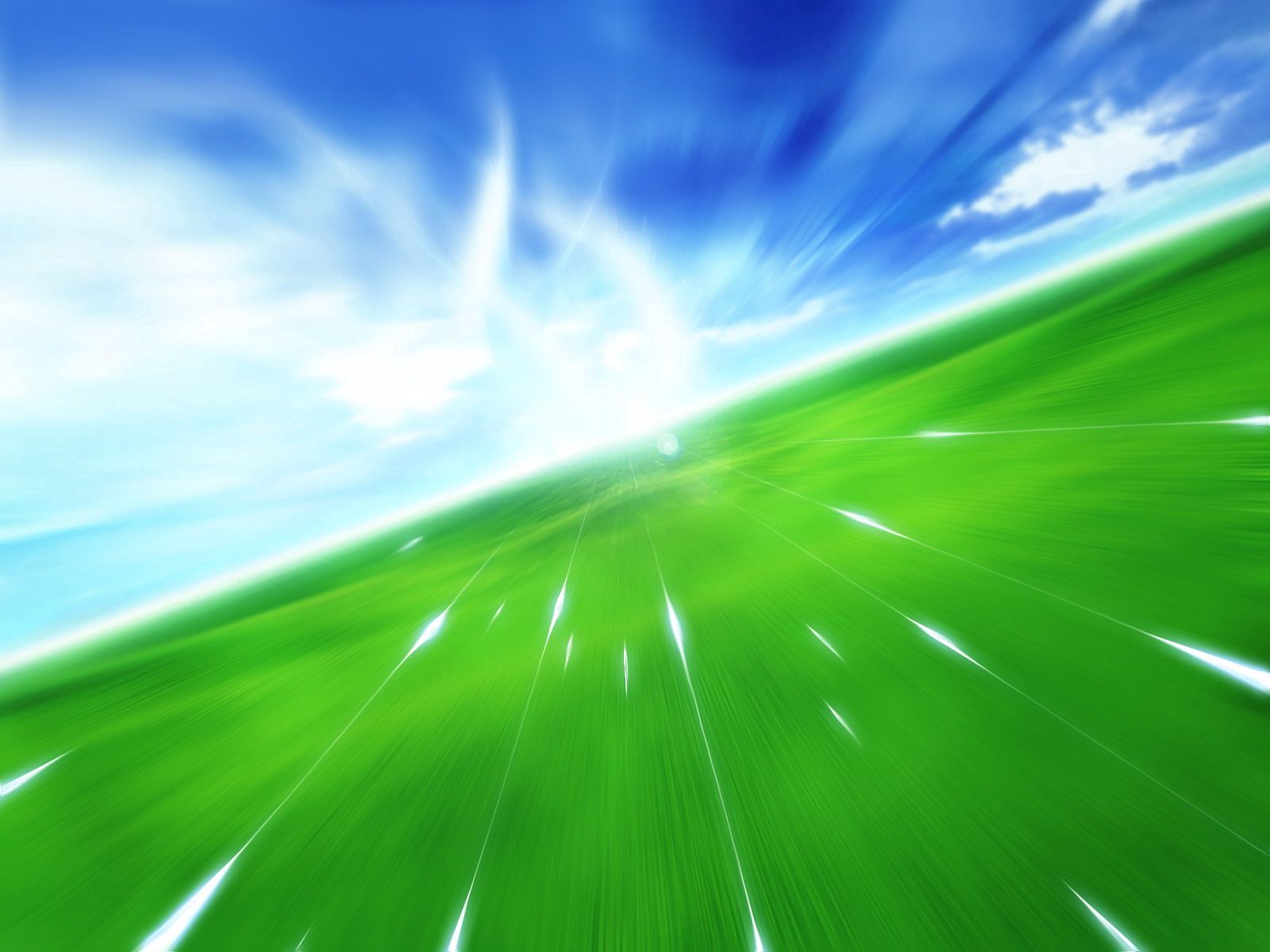 157193 Hintergrundbild herunterladen abstrakt, grass, sky, grün, blau, der verkehr, bewegung, flug - Bildschirmschoner und Bilder kostenlos