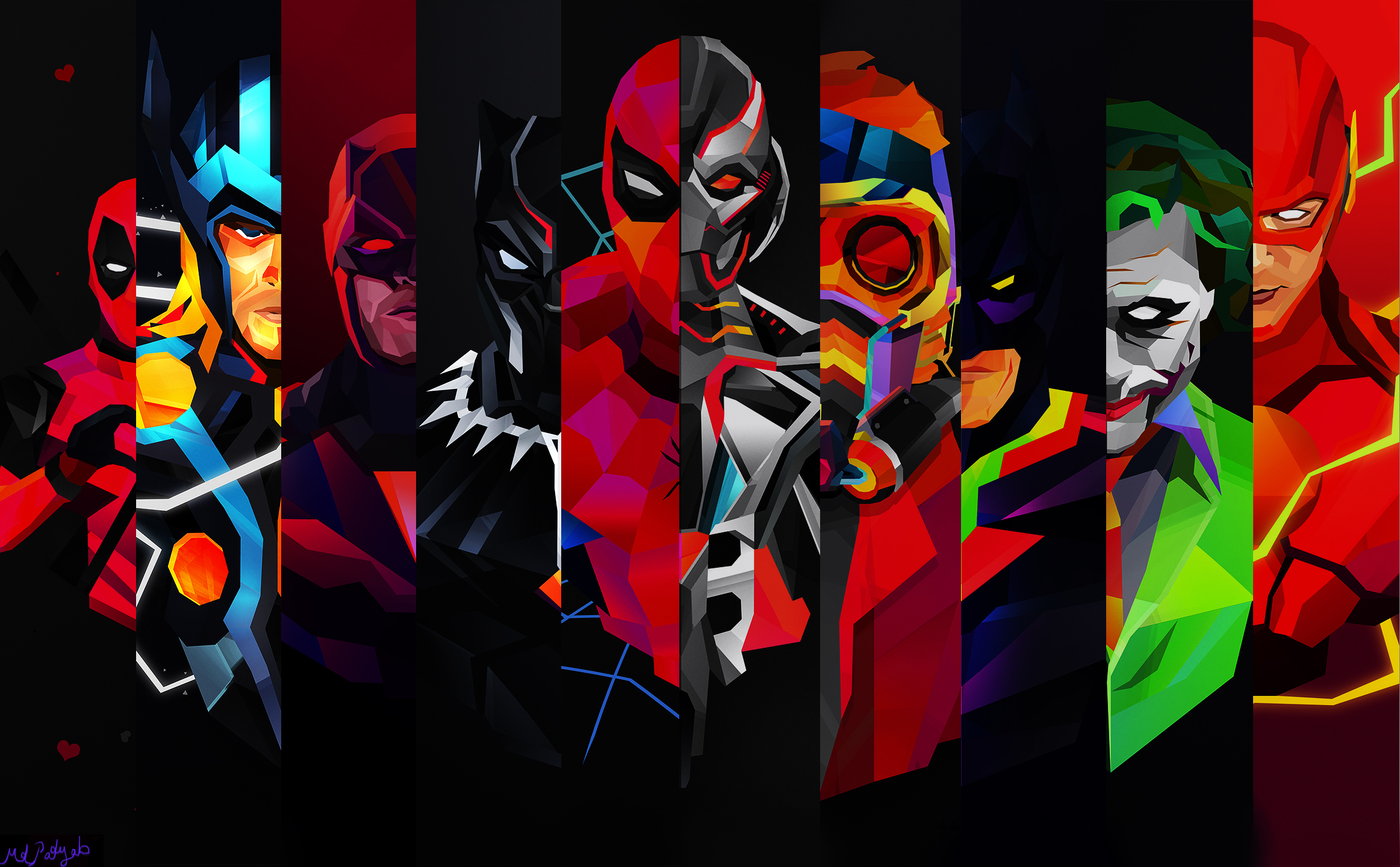 batman, spider man, superhero, joker, thor, deadpool, comics, black panther (marvel comics), daredevil, ultron, flash, star lord Free Stock Photo