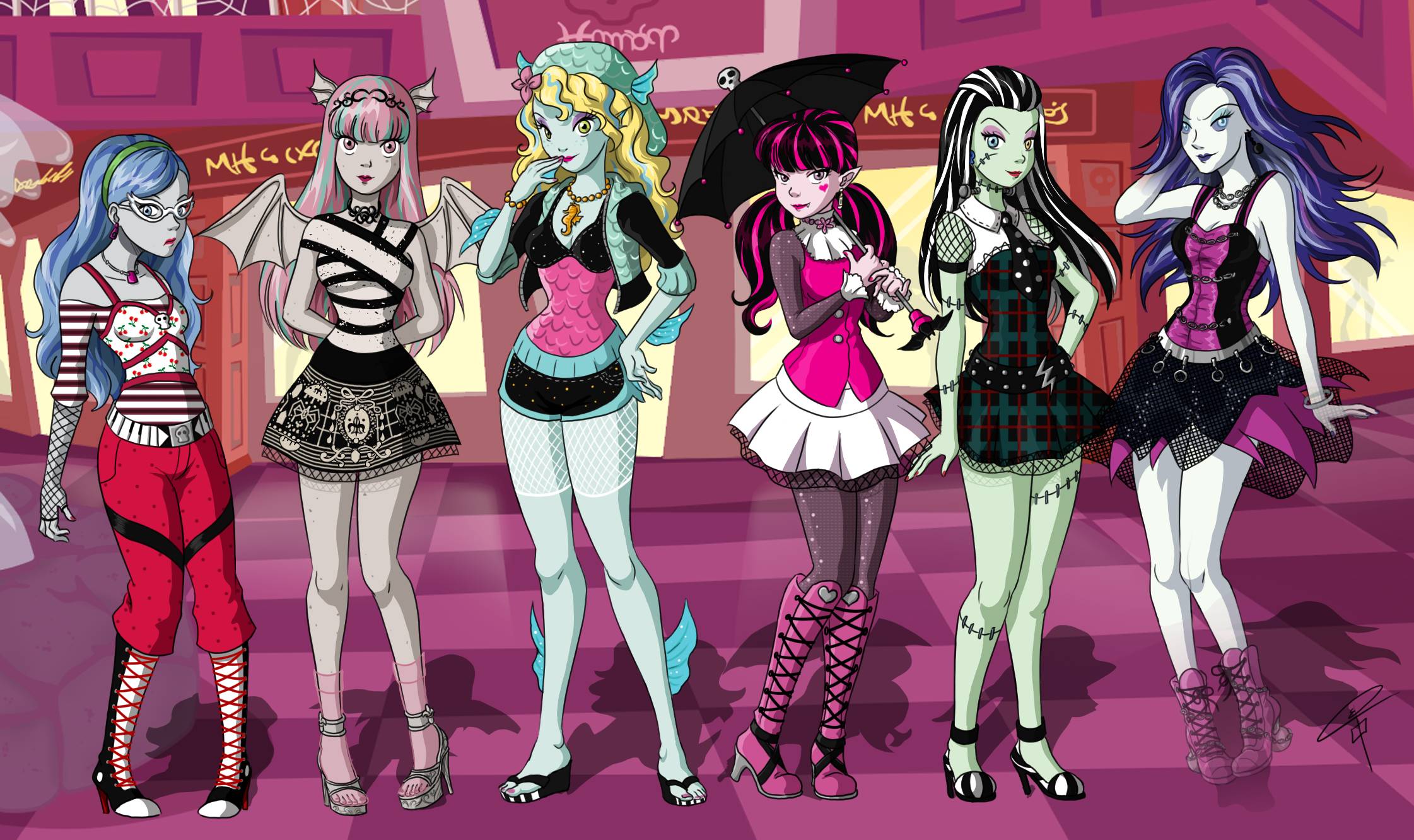 Wallpaper ID 413436  Products Monster High Ghouls Rule Phone Wallpaper   1080x1920 free download