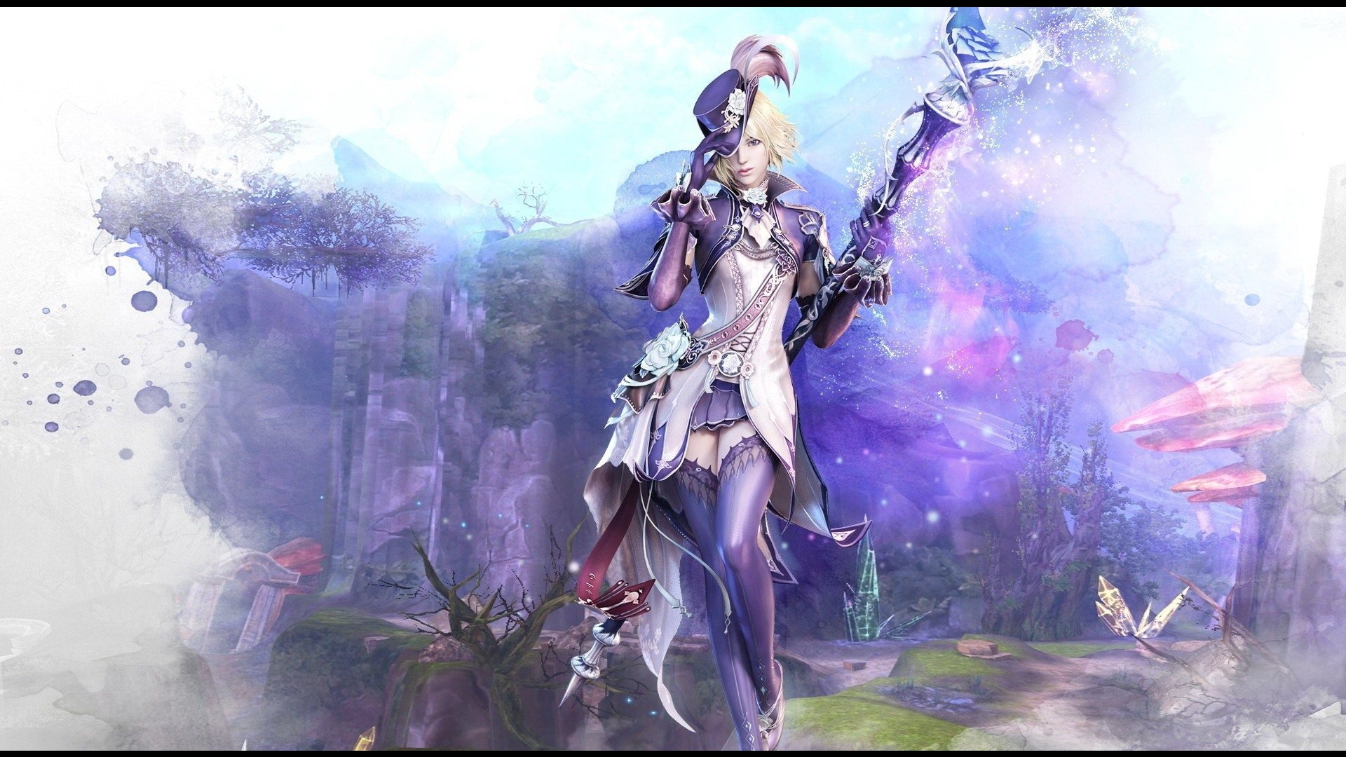 Mobile wallpaper video game, aion