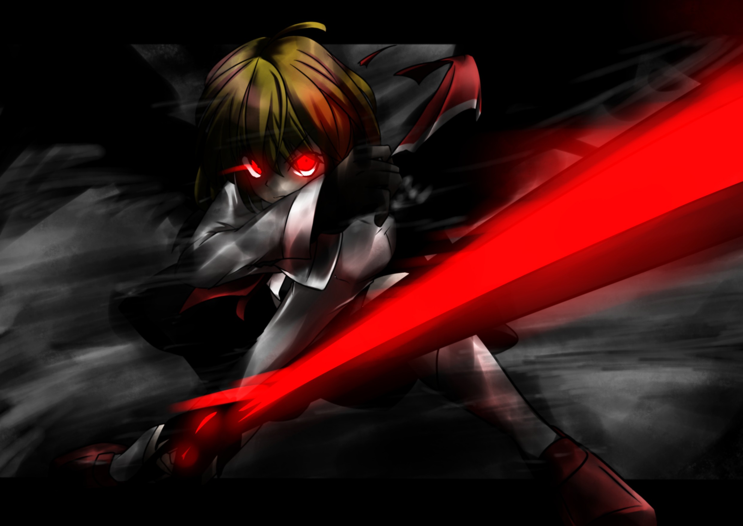 Аниме с красным мечом