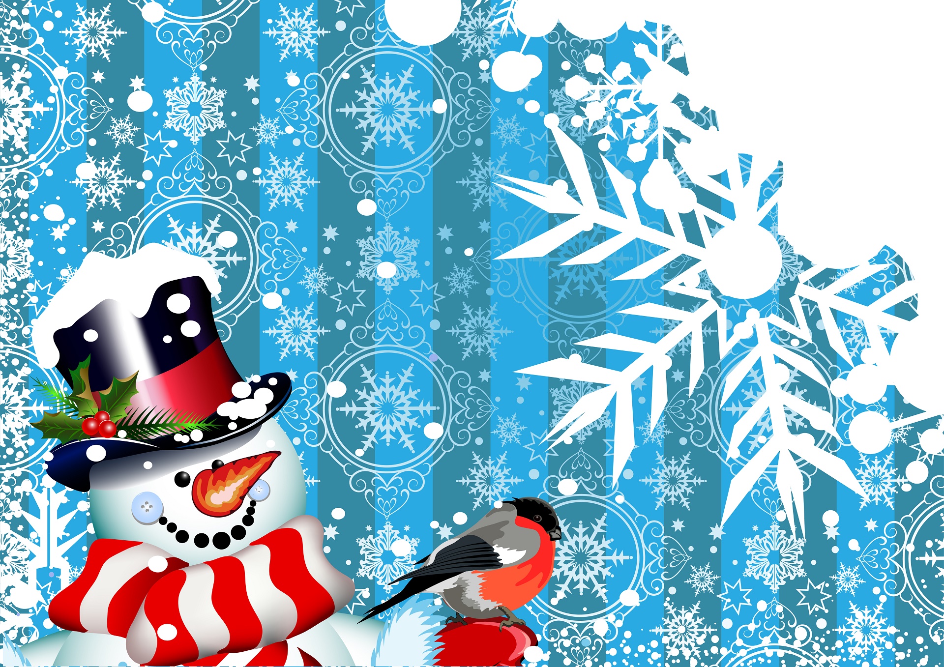 Snowman  4k Wallpaper