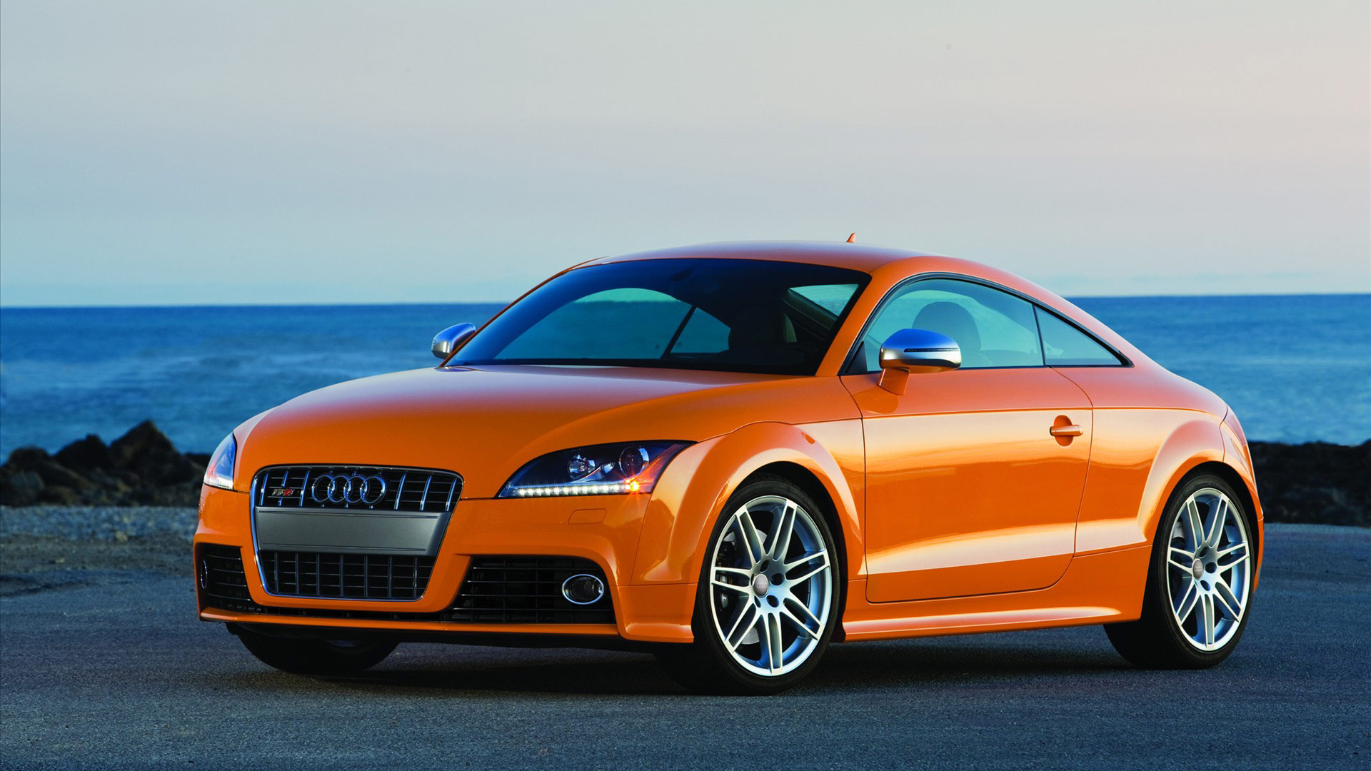 Download mobile wallpaper Audi, Car, Audi Tt, Vehicles, Orange Car for free.
