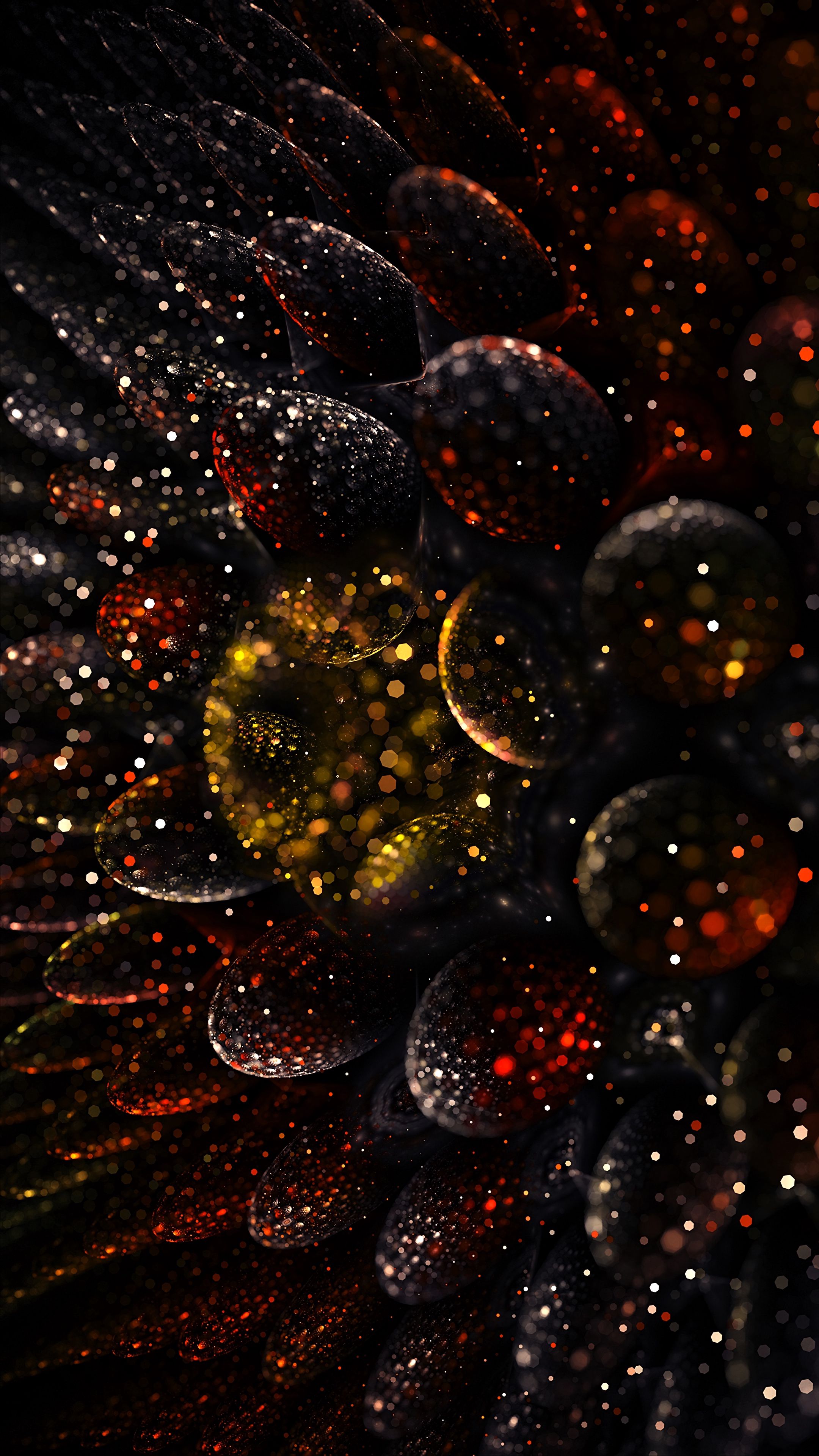 abstract, brilliance, forms, shine, form, fractal, balls, convex UHD