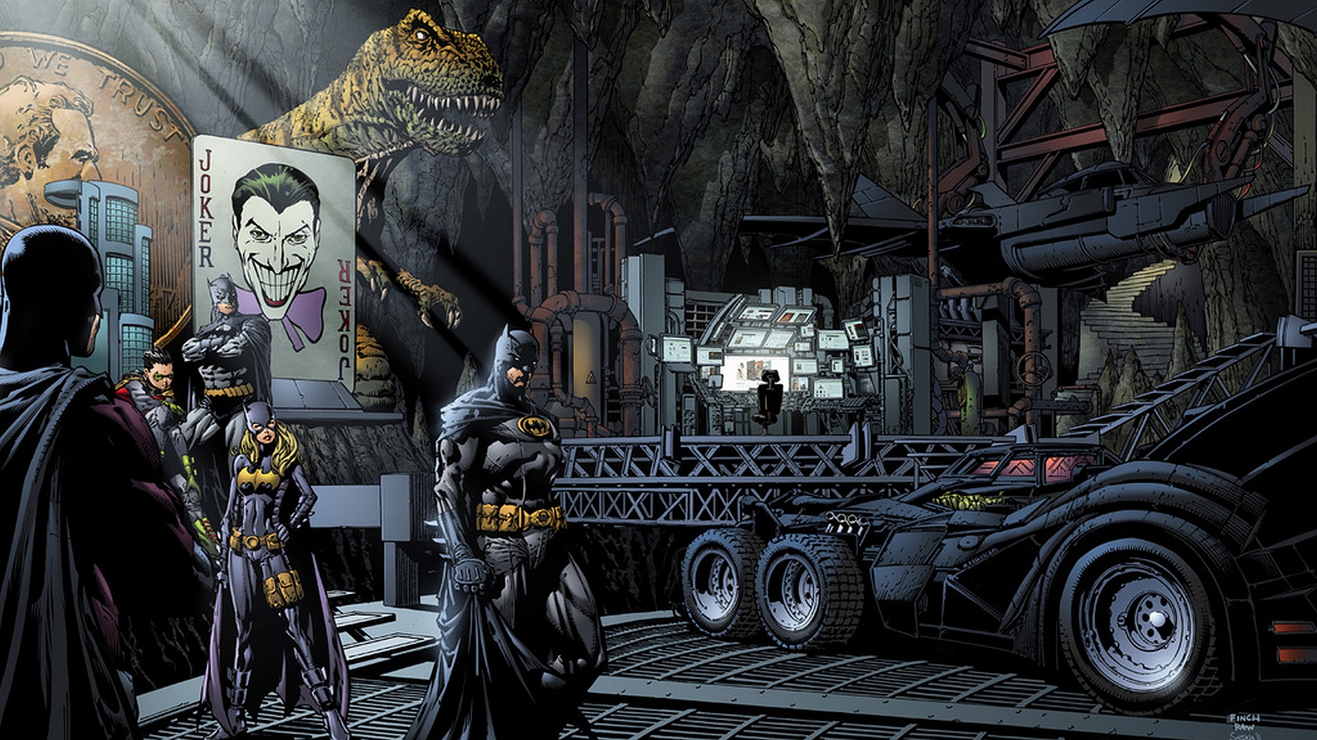 Batman Wallpaper 4K Batmobile Batcave 1000