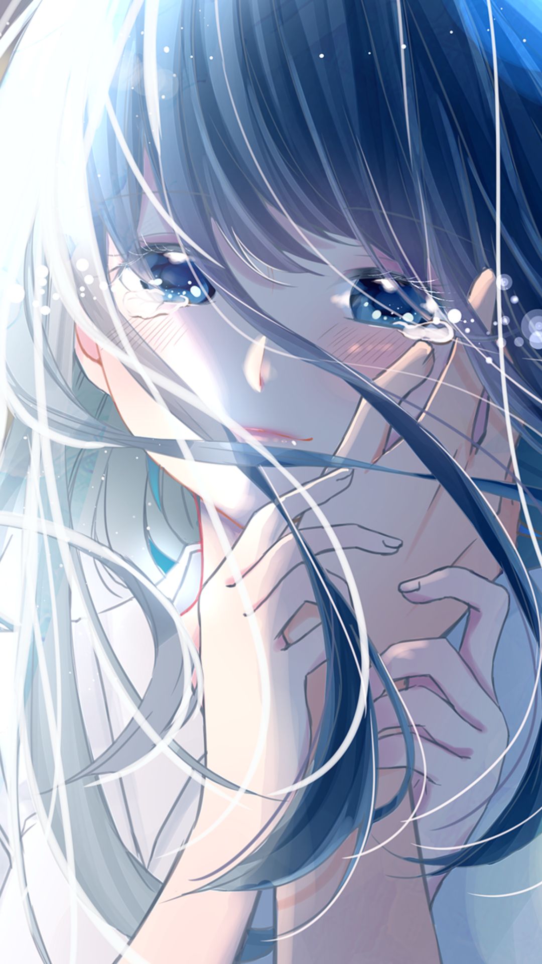 100+] Sad Crying Anime Wallpapers | Wallpapers.com