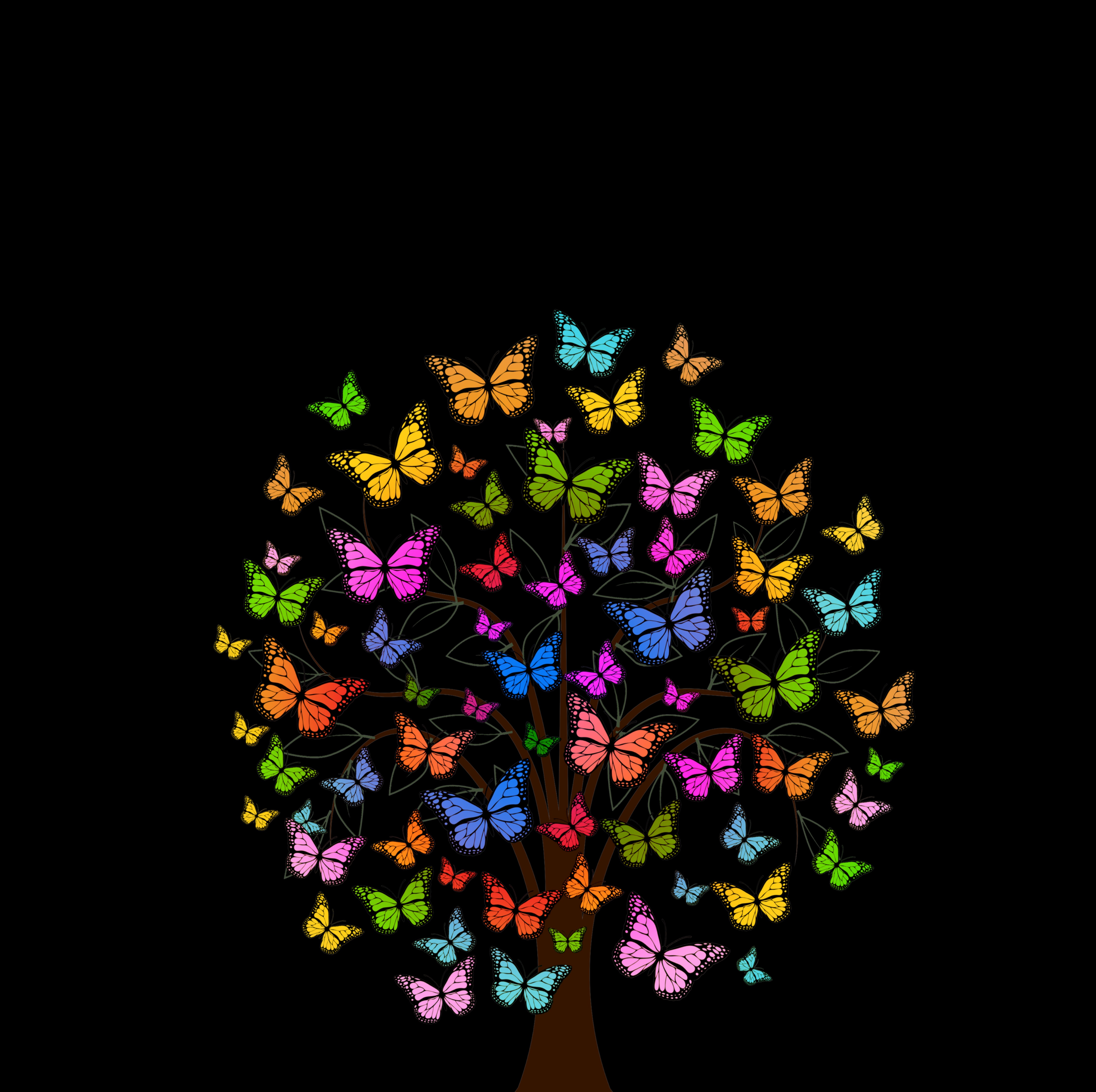 Popular Butterflies 4K for smartphone
