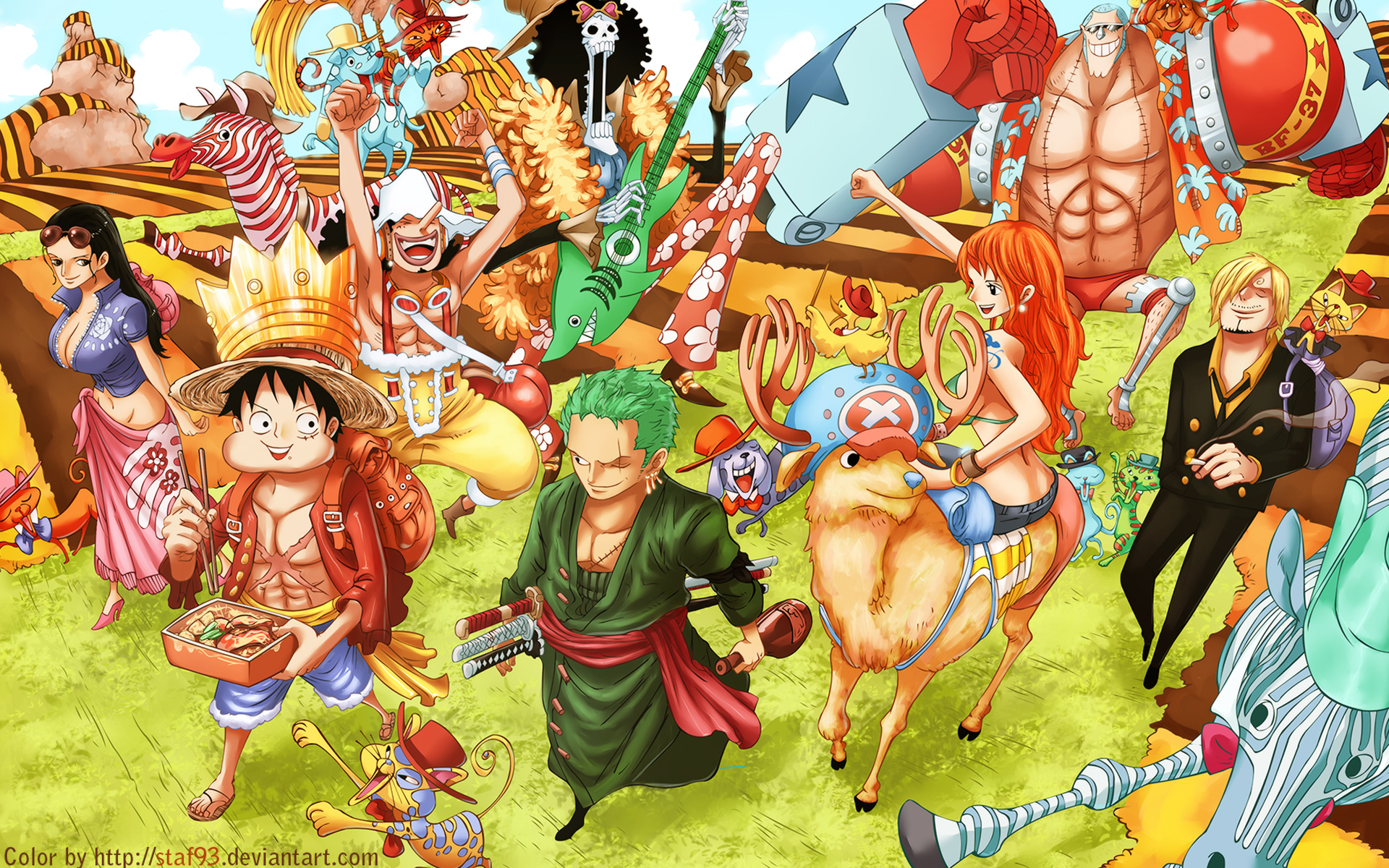 Panoramic Wallpapers One Piece 