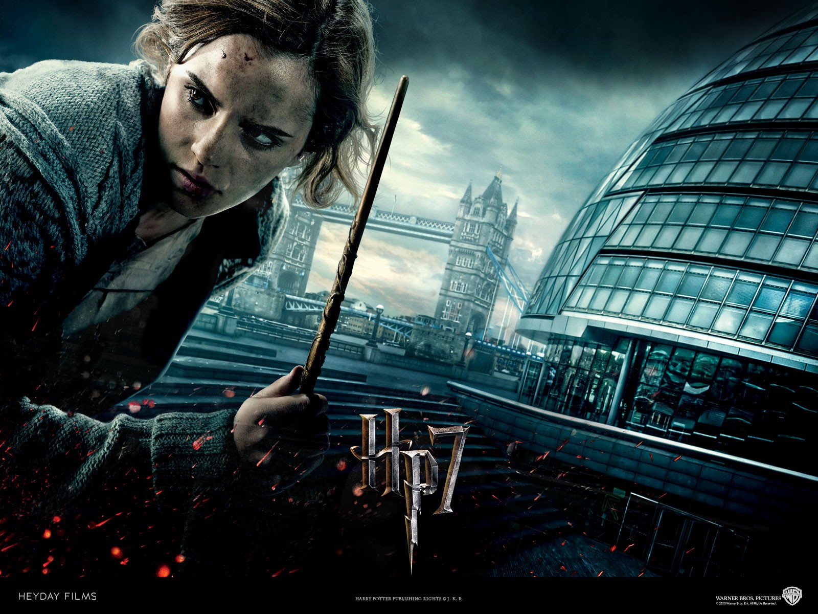 movie, harry potter and the deathly hallows: part 1, emma watson, hermione granger, harry potter Full HD