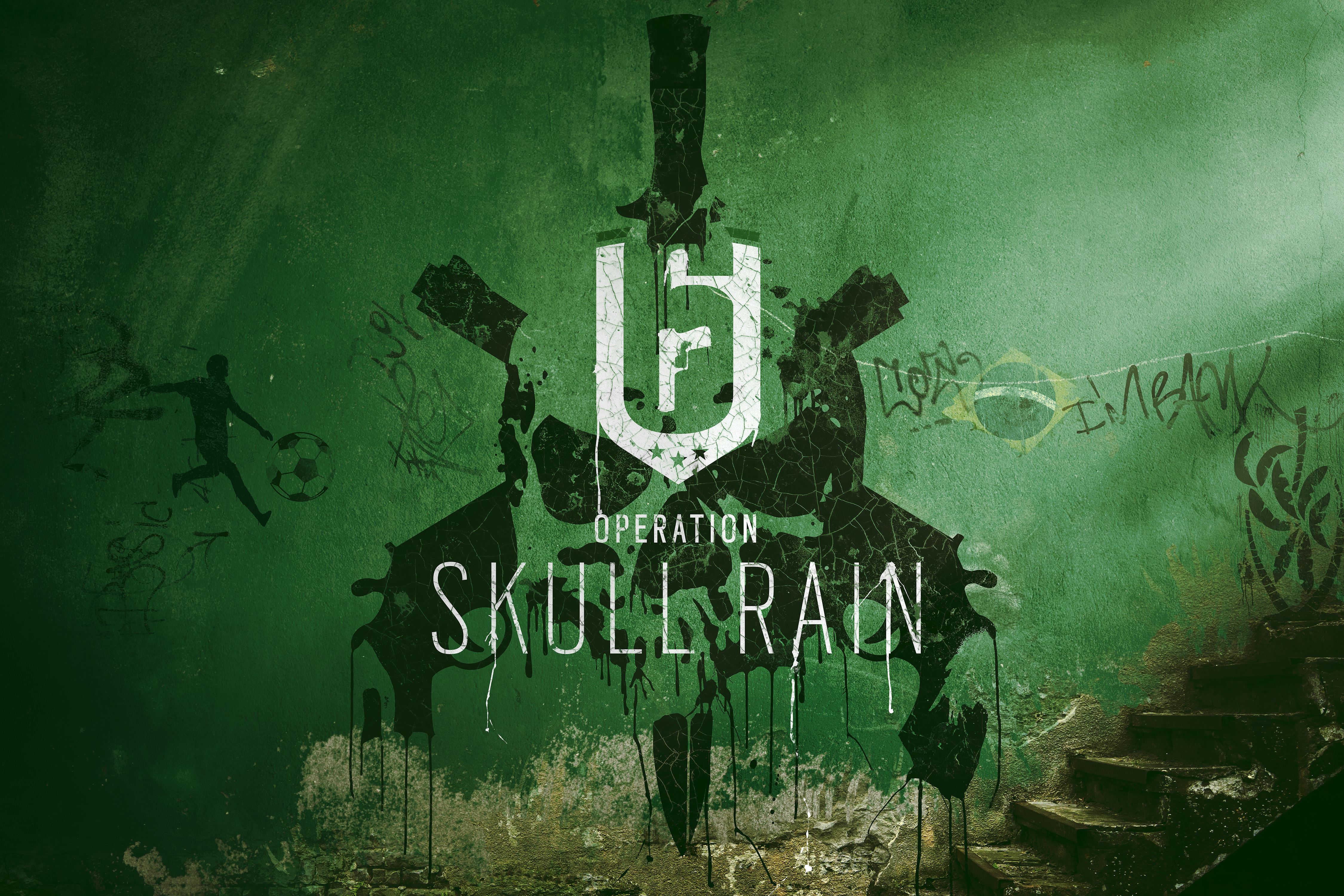 Linux Operation Skull Rain Wallpaper