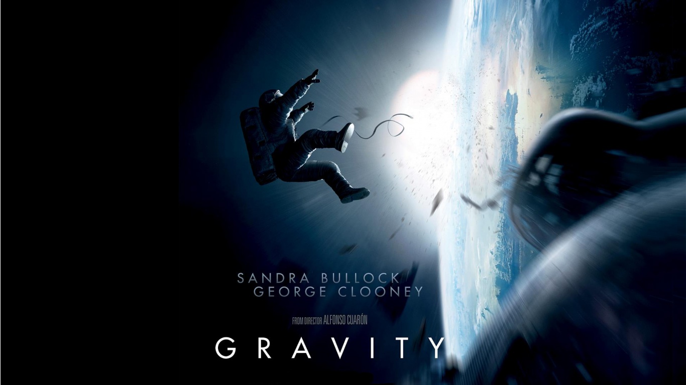 gravity, movie cellphone