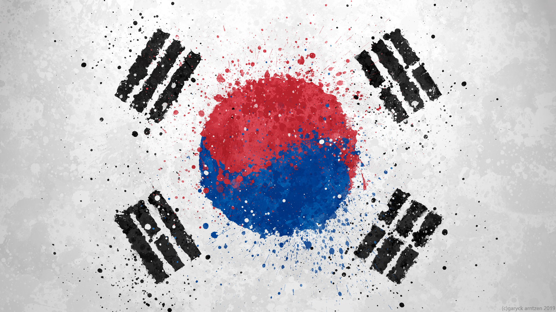 Корейский флаг обои