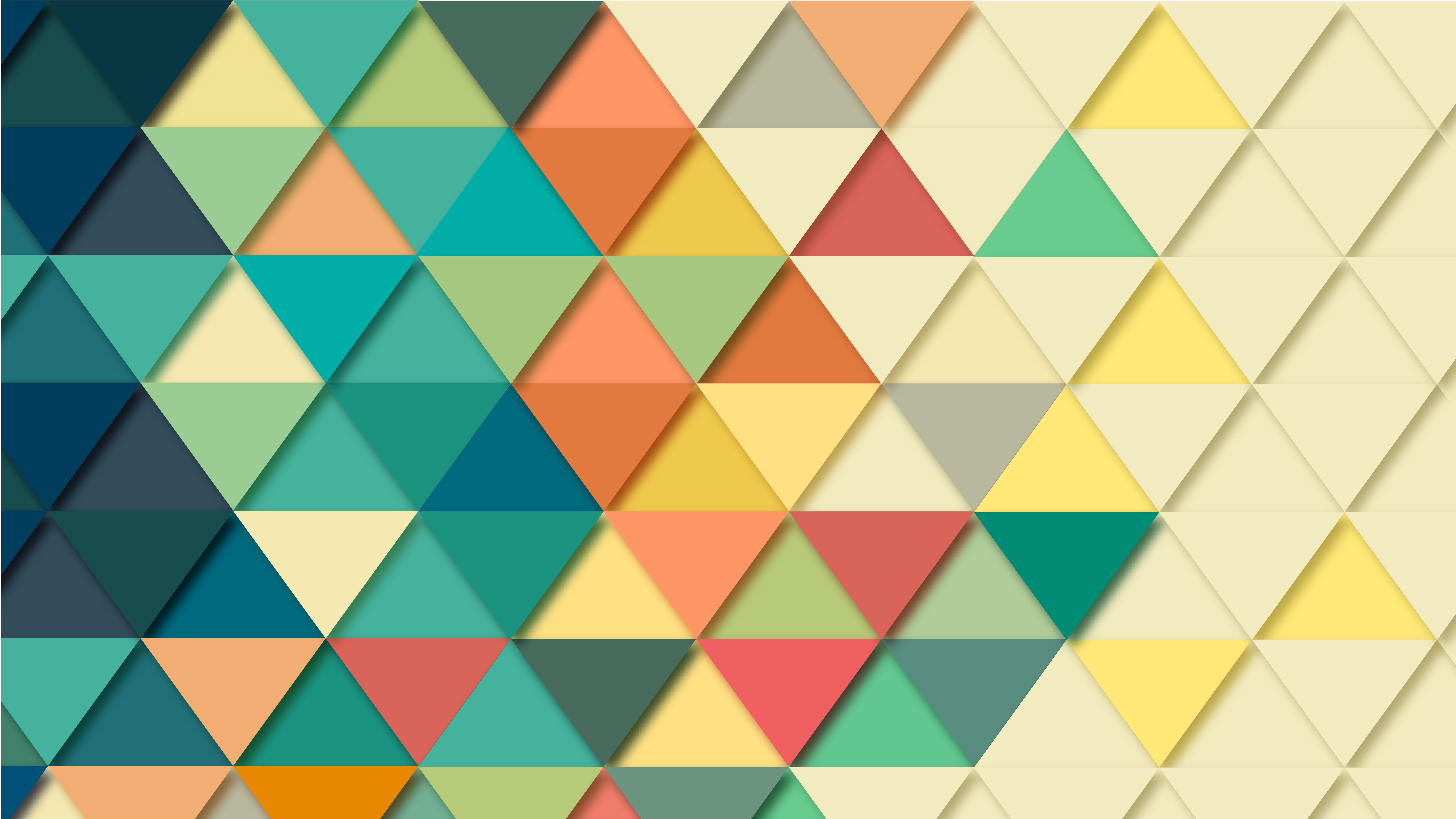 Download mobile wallpaper Abstract, Pattern, Colors, Triangle, Geometry for free.