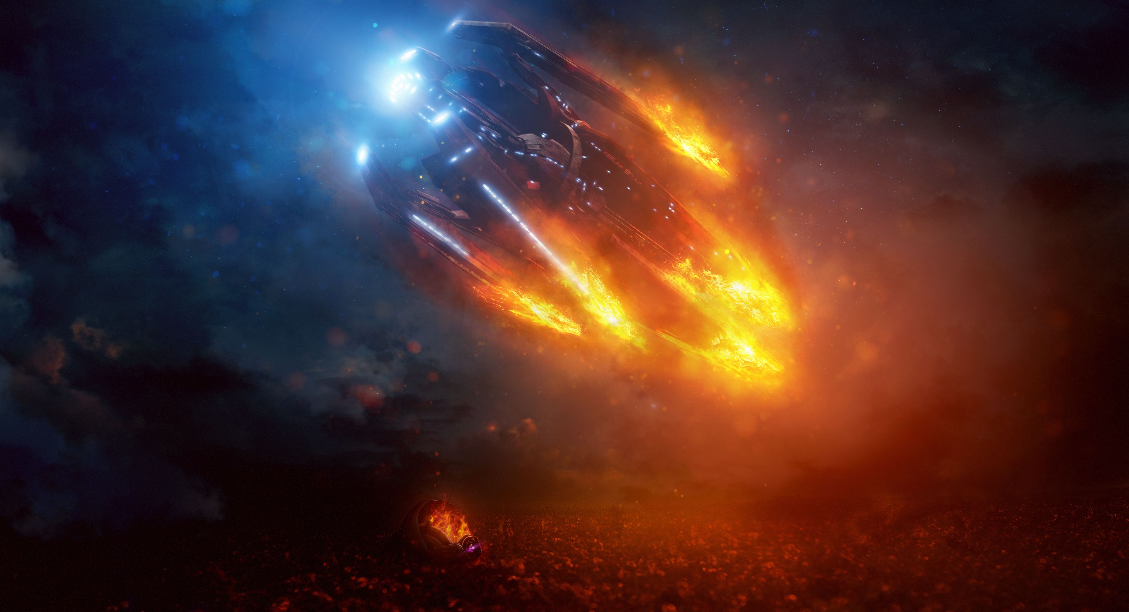 Космос Mass Effect Andromeda 4k