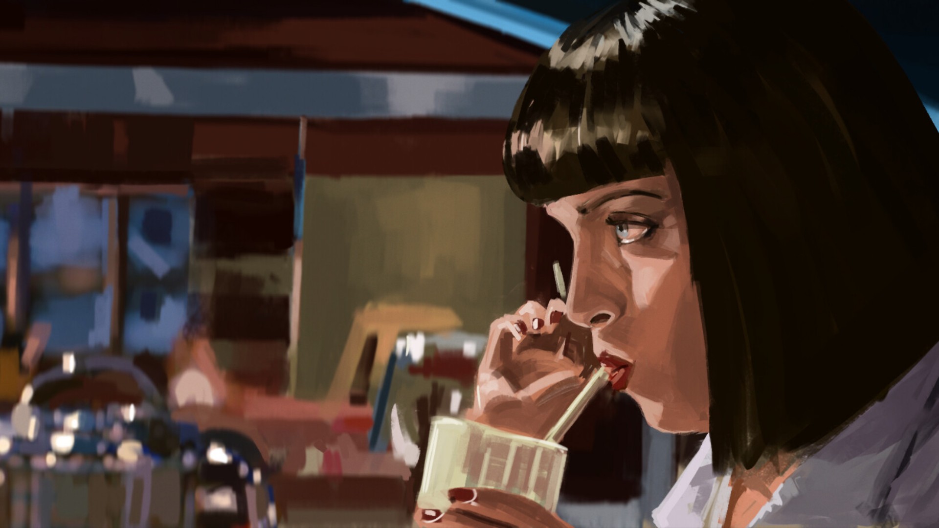 High Definition Mia Wallace background
