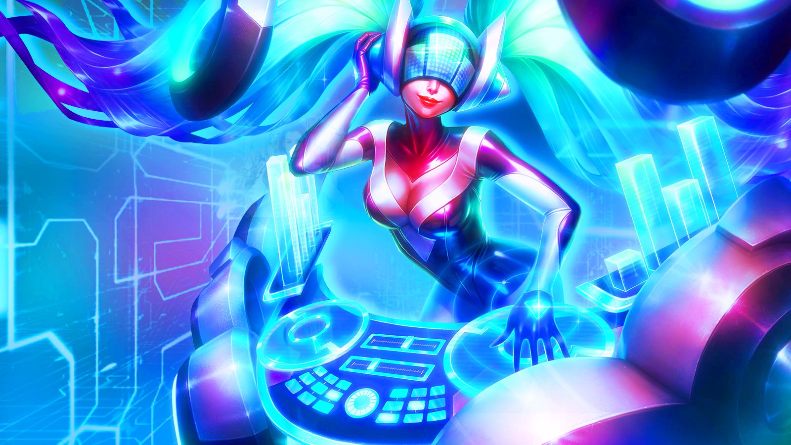 League of Legends диджей. Сона ЛОЛ. League of Legends диджей Сона. DJ sona арт ЛОЛ.