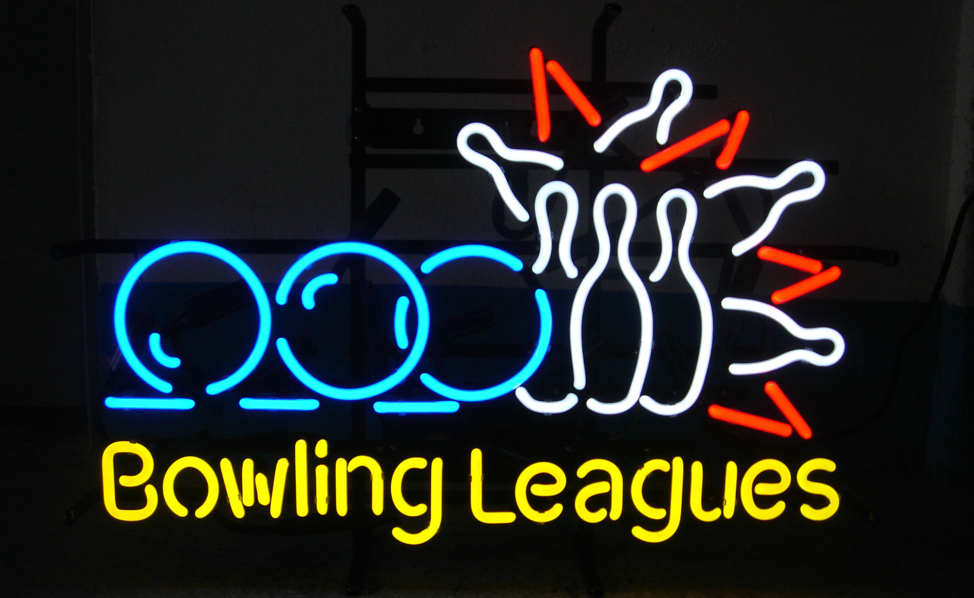 neon, photography, bowling, neon sign, sign