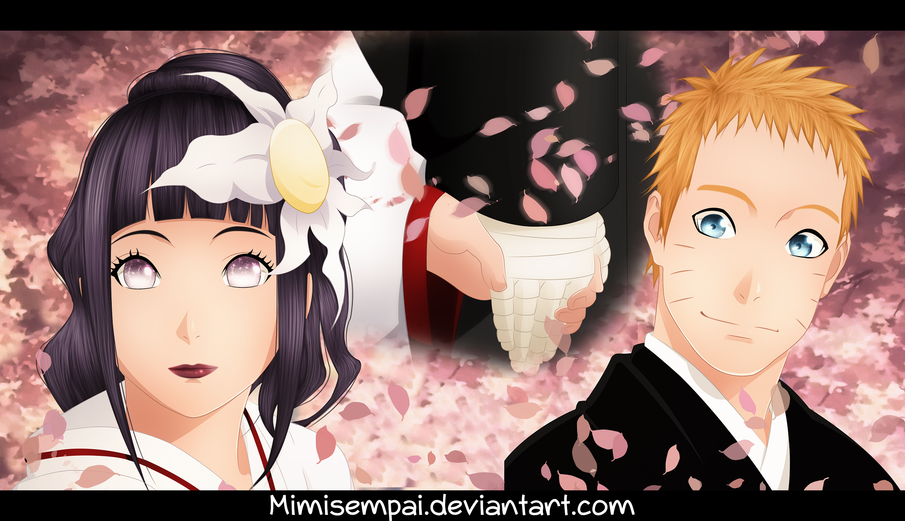 Download mobile wallpaper Anime, Wedding, Naruto, Hinata Hyuga, Naruto Uzumaki for free.