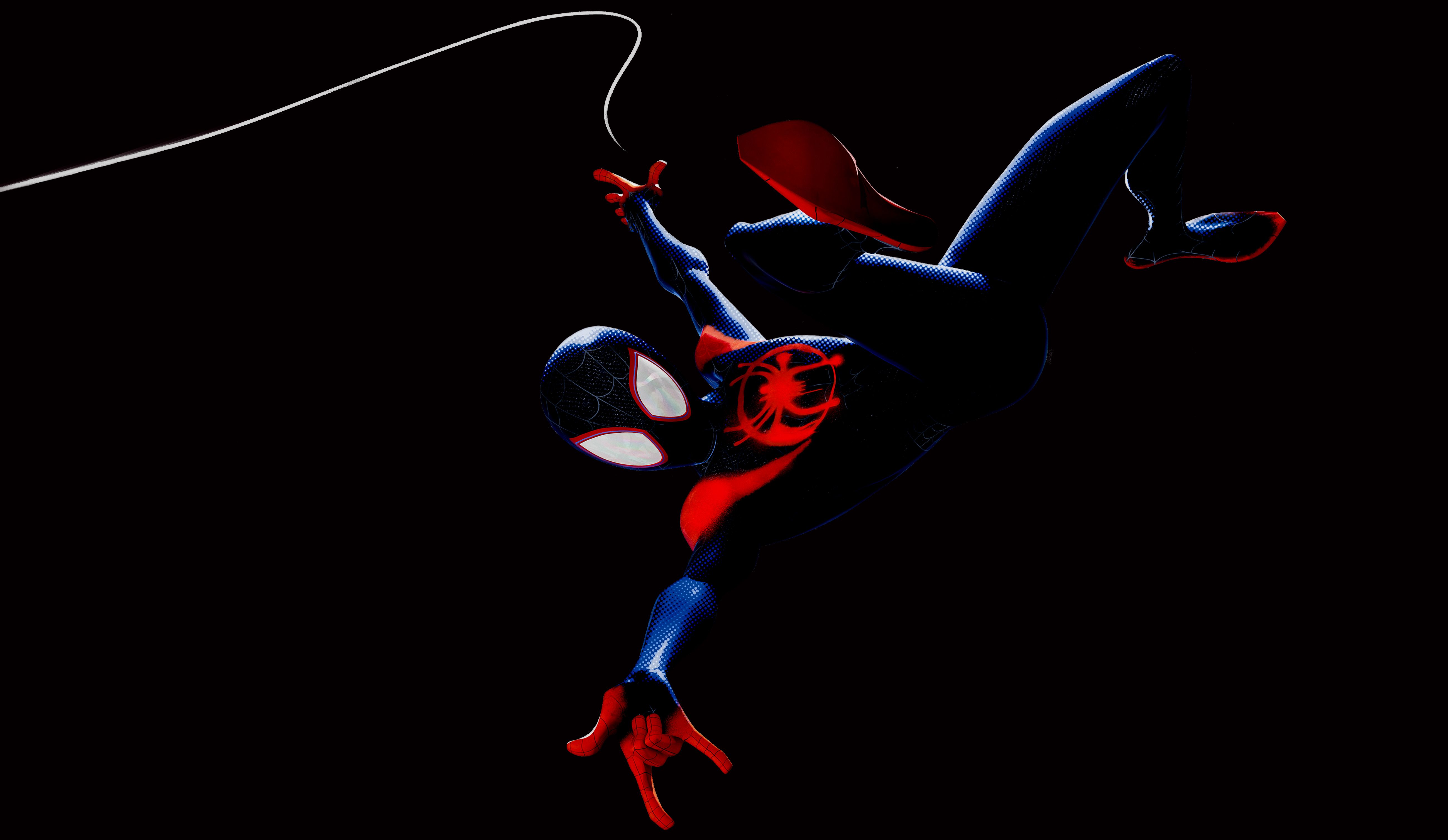 spider man: into the spider verse, miles morales, movie, spider man phone wallpaper
