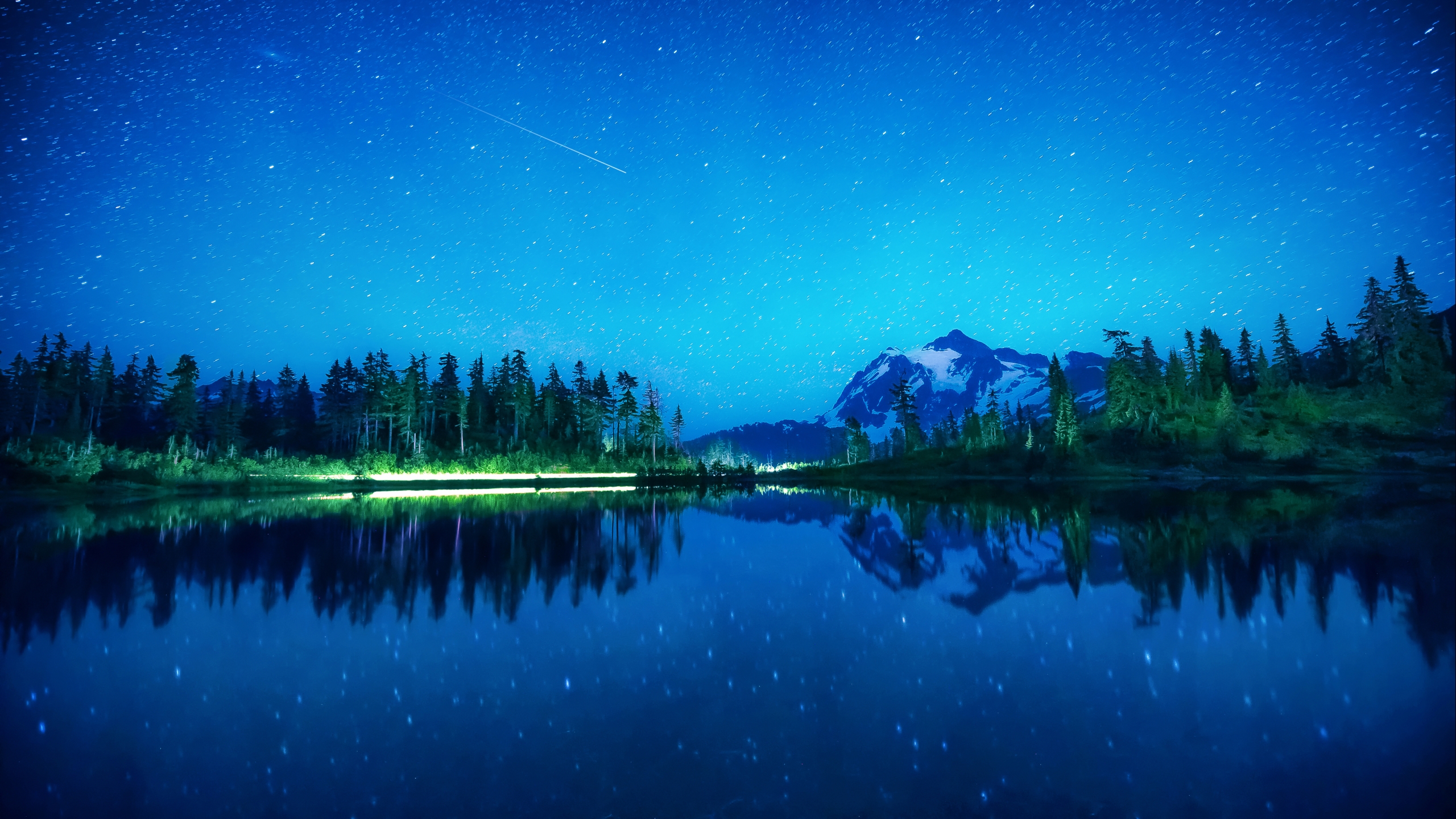 water, earth, reflection, lake, meteor, nature, sky, star wallpapers for tablet