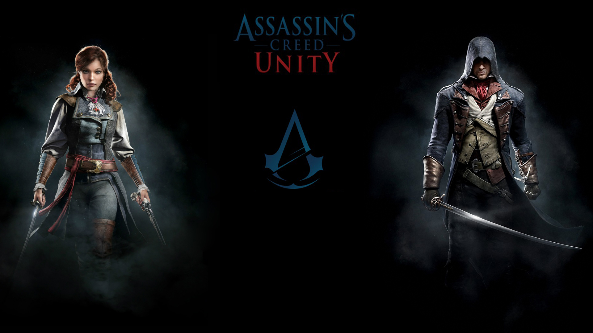 assassin's creed: unity, video game, arno dorian, élise de la serre, assassin's creed Full HD