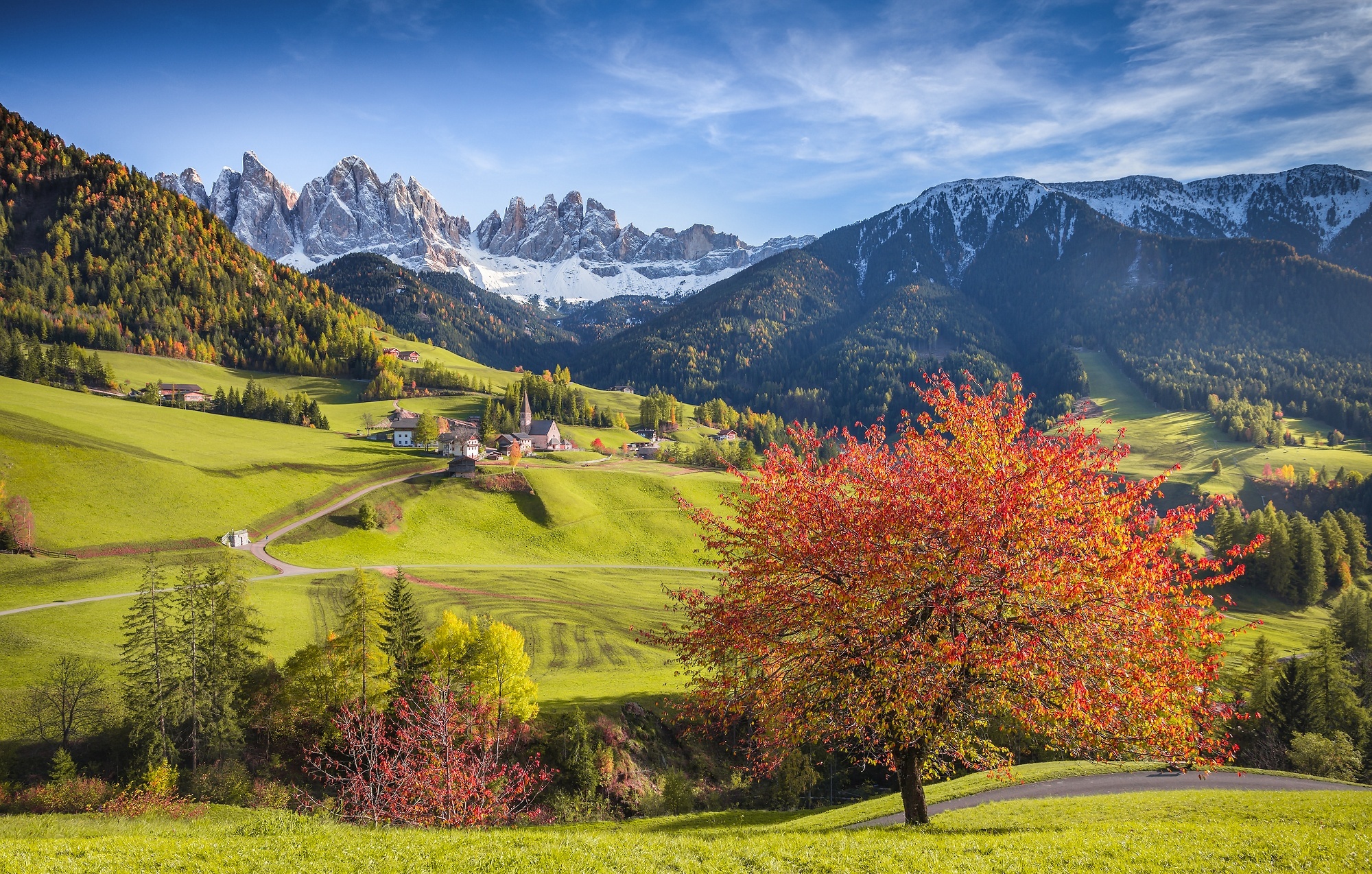 Trentino Alto Adige осенью