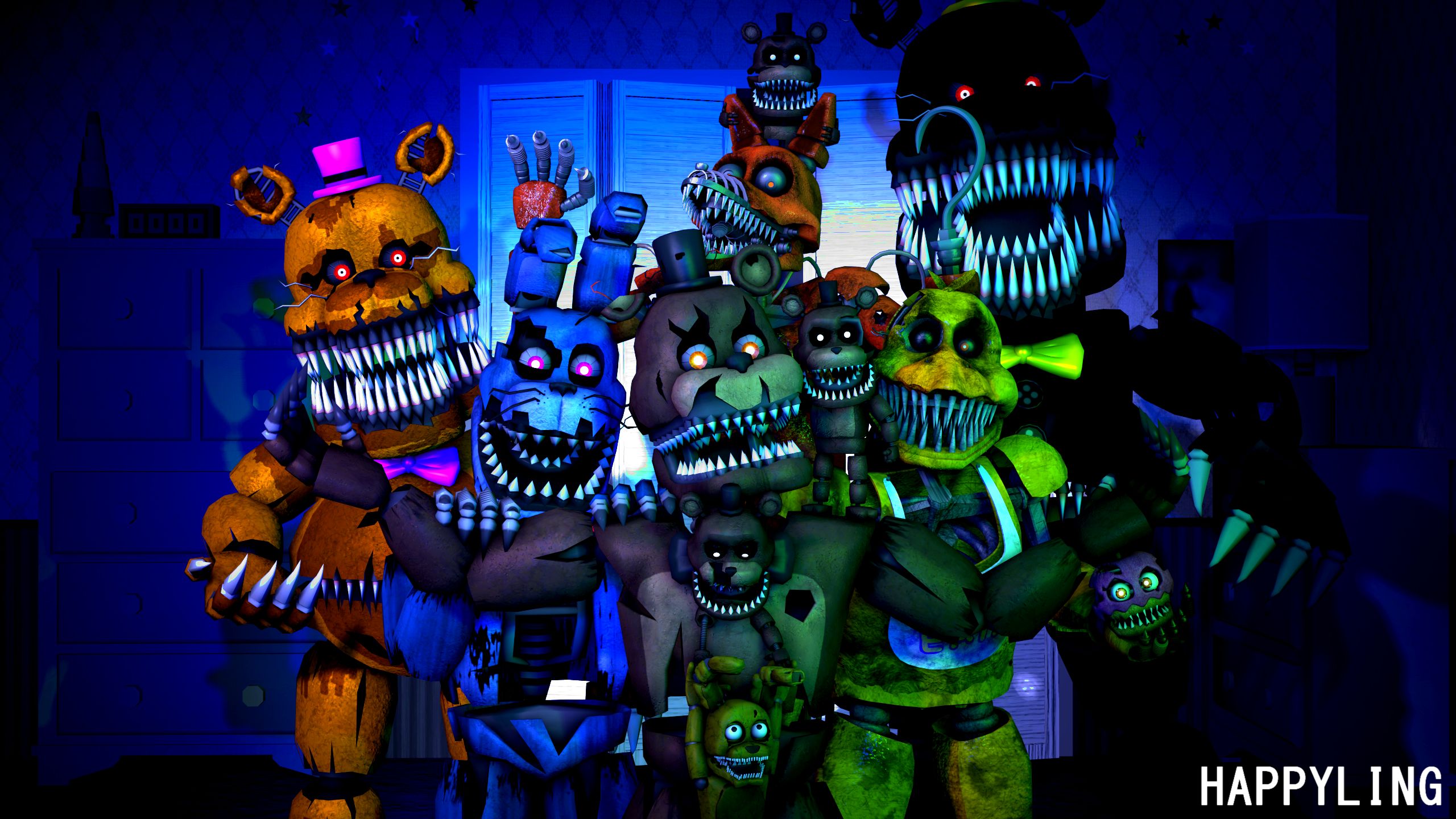 Wallpaper version | Fnaf, Tomorrow is another day, Fnaf golden freddy