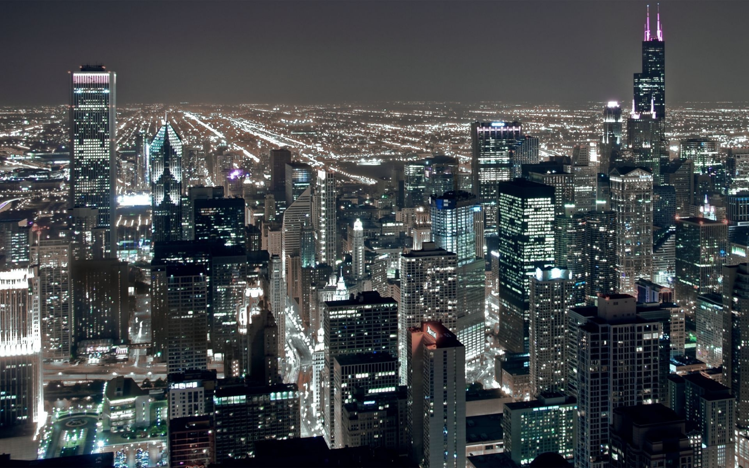 Картинки на телефон сити. Найт Сити США. Chicago Сити Night. Город ночью. Фото ночного города.