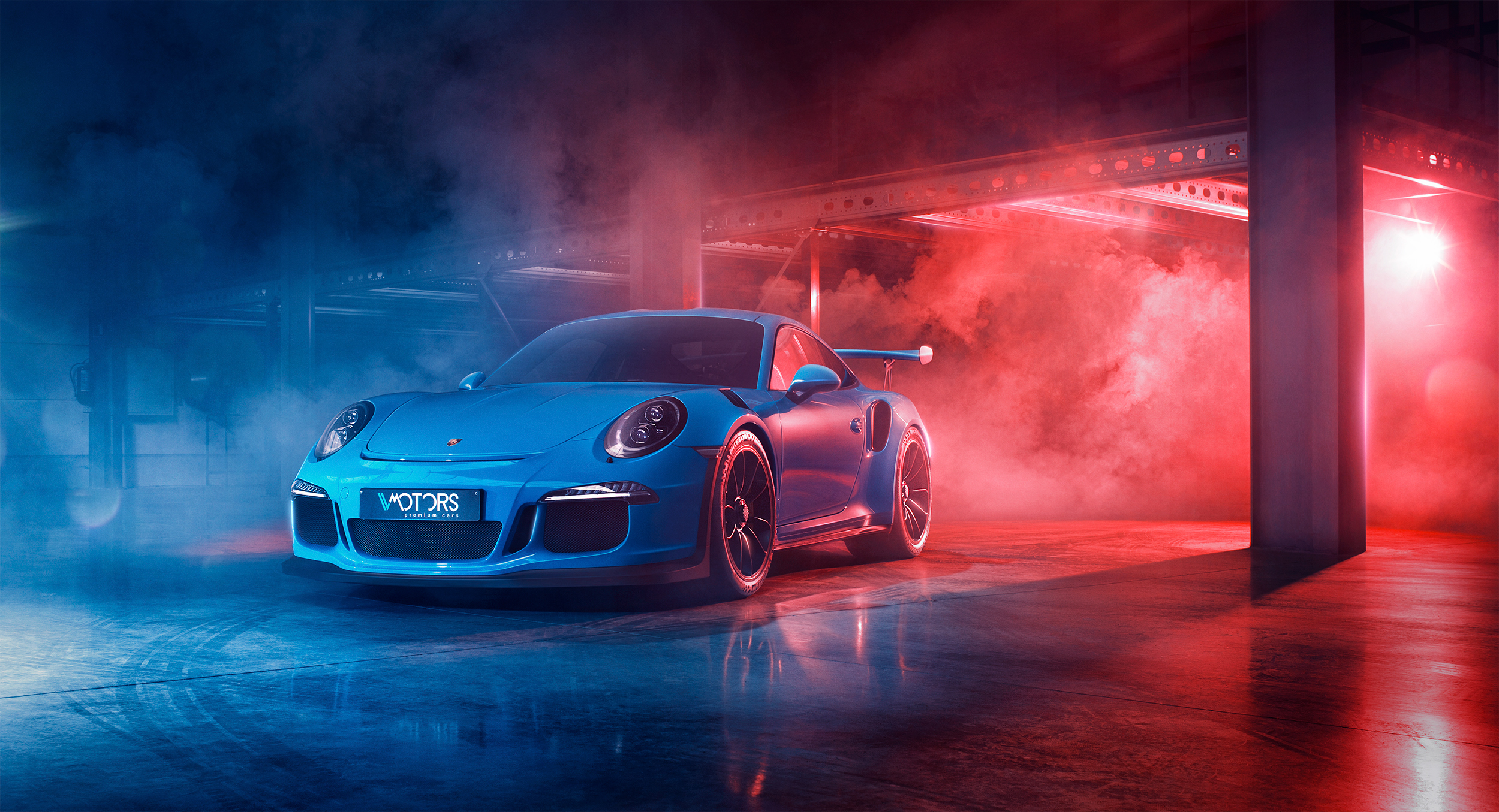 Porsche 911 gt3 синий