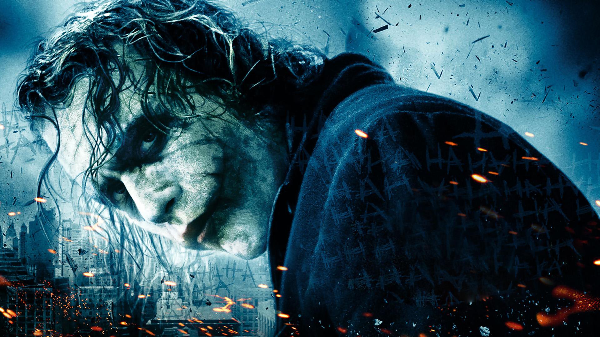 Download mobile wallpaper Heath Ledger, The Dark Knight, Batman, Movie, Joker for free.