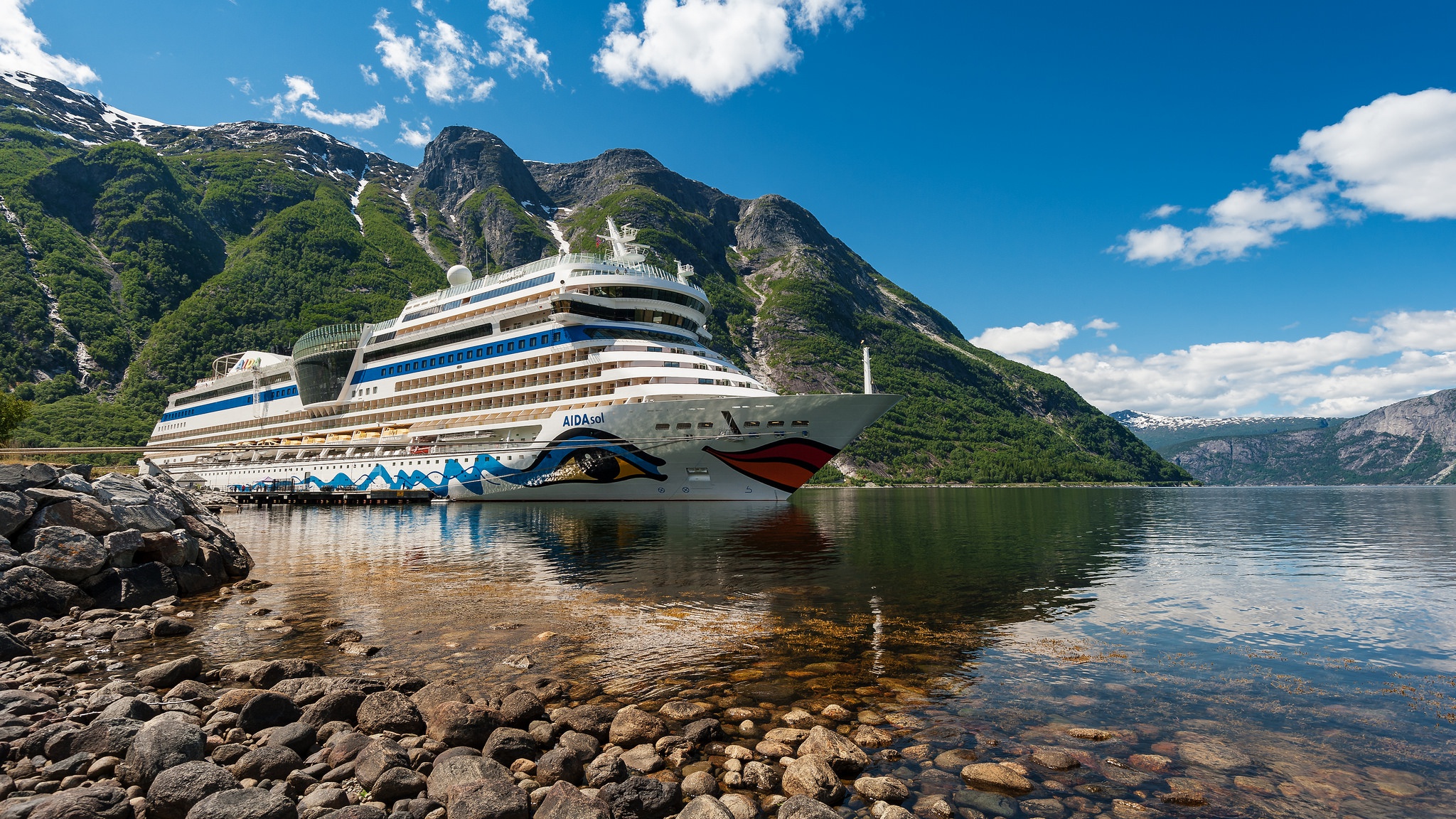 425425 télécharger le fond d'écran véhicules, bateau de croisière, aidasol, fjord, navire, bateaux de croisière - économiseurs d'écran et images gratuitement