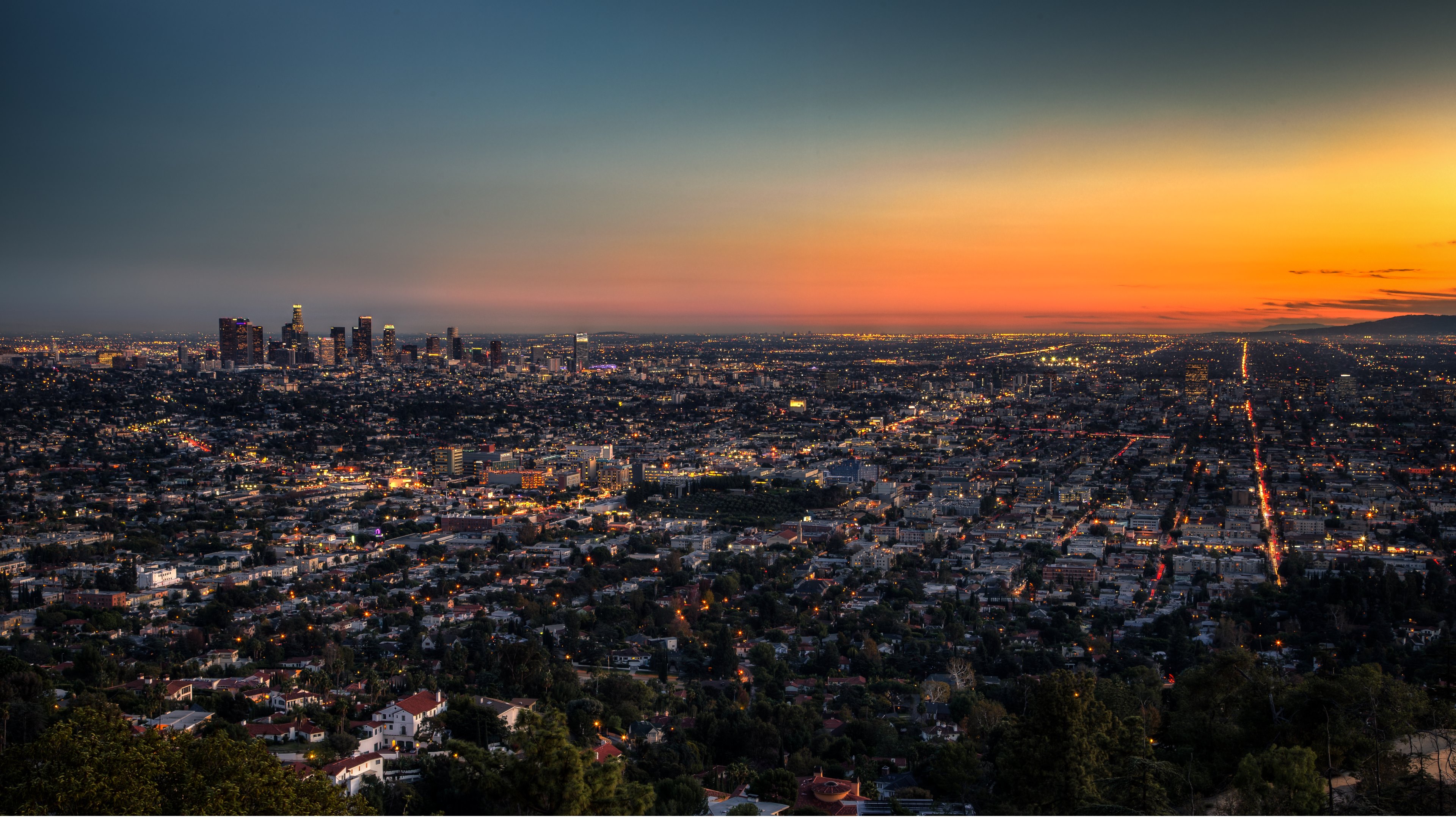 345816 скачать картинку лос анджелес, города, сделано человеком, ночь - обои и заставки бесплатно