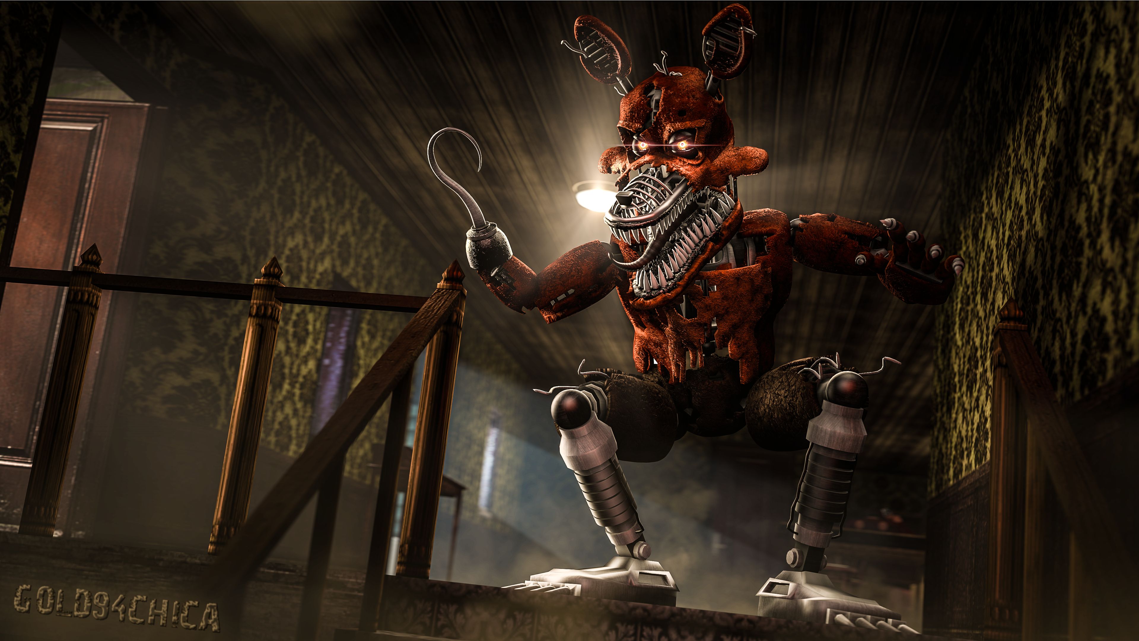 Free download Scrap FNAF 1 Wallpaper by xXDead NinjaXx on 1280x692 for  your Desktop Mobile  Tablet  Explore 50 Wallpapers for Desktop FNAF   Fnaf World Wallpapers Wallpaper FNAF 4 FNAF Desktop Wallpaper