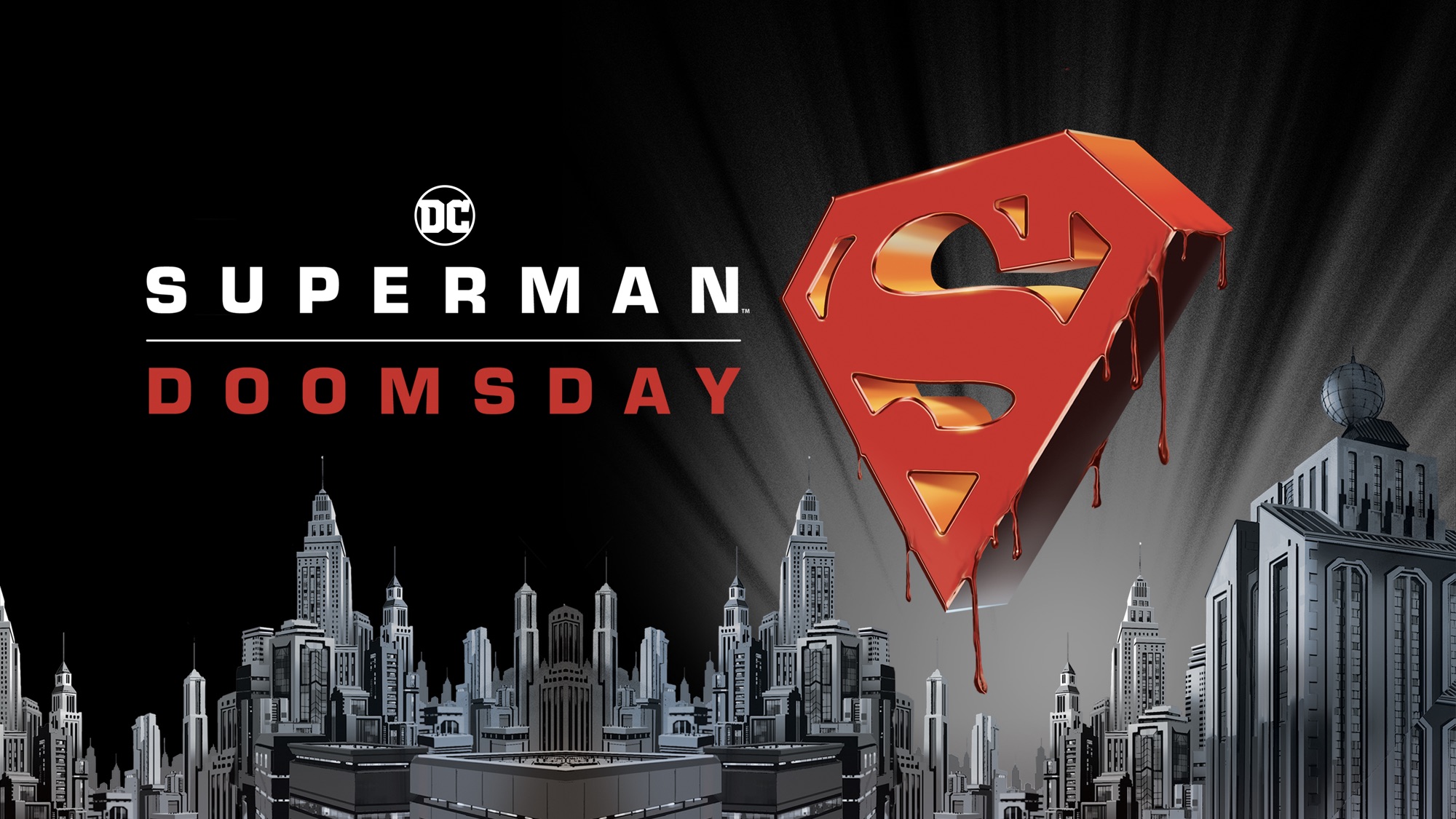 movie, superman: doomsday, logo, metropolis (dc comics), superman