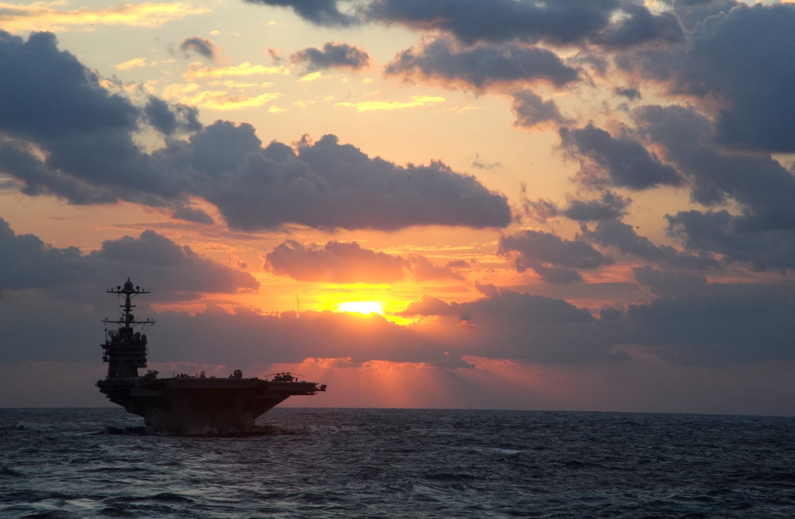 aircraft carrier, navy, military, uss george washington (cvn 73), ship, sunrise, warship, warships wallpapers for tablet