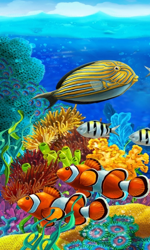 sea bed, tropical fish, animal, fish, tropical, underwater, ocean, fishes