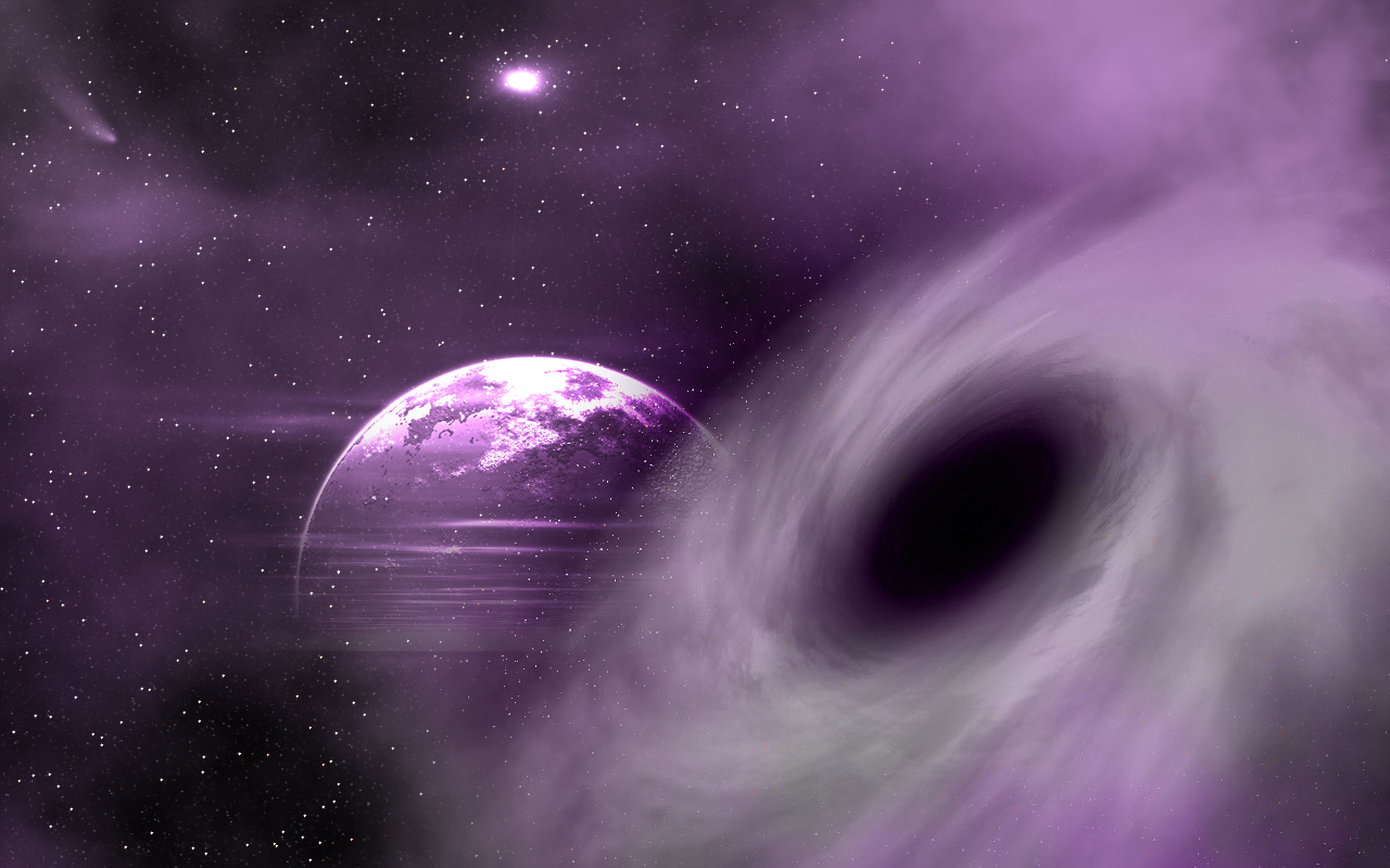 black hole, sci fi, planets