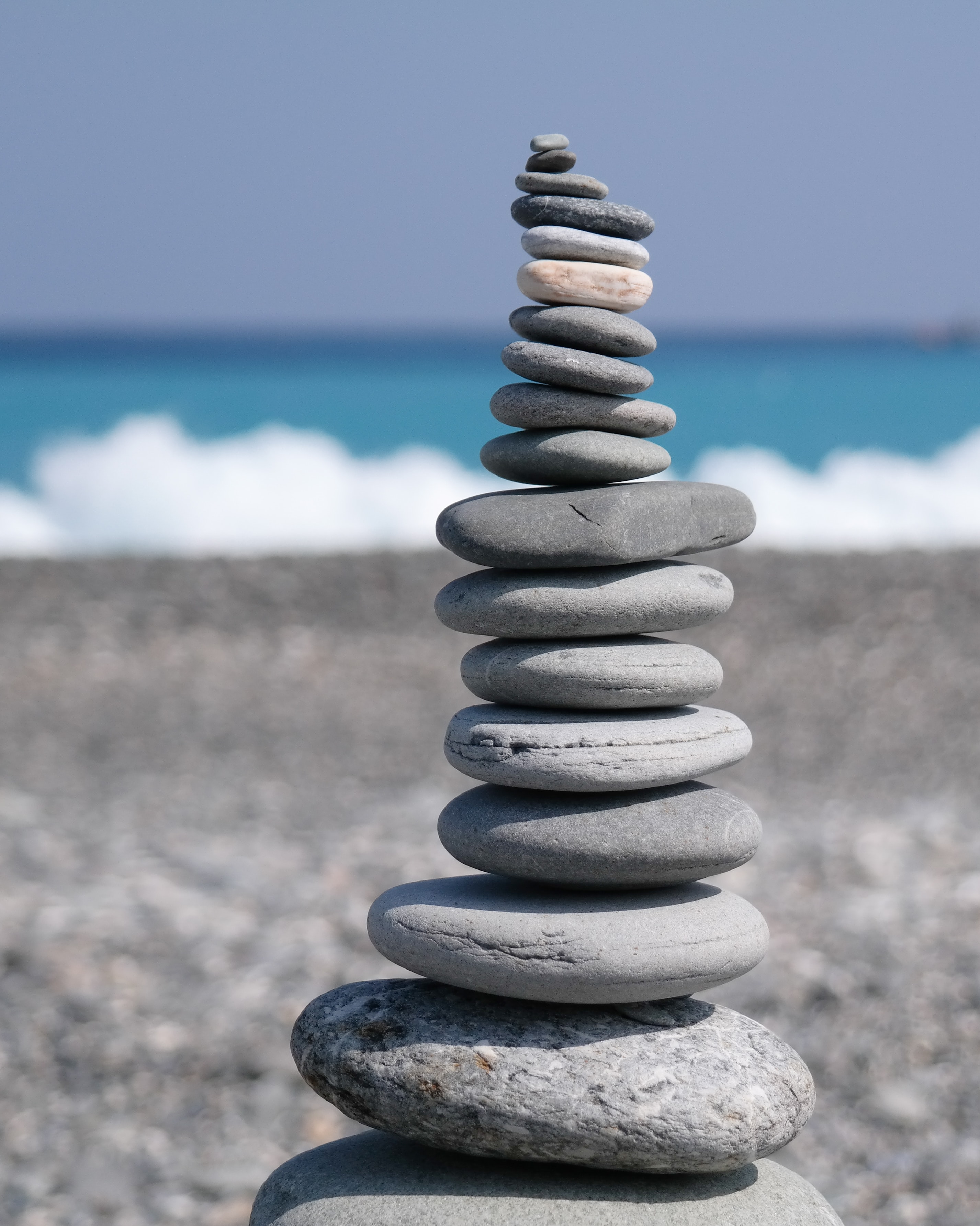 stones, nature, balance, pebble, coast